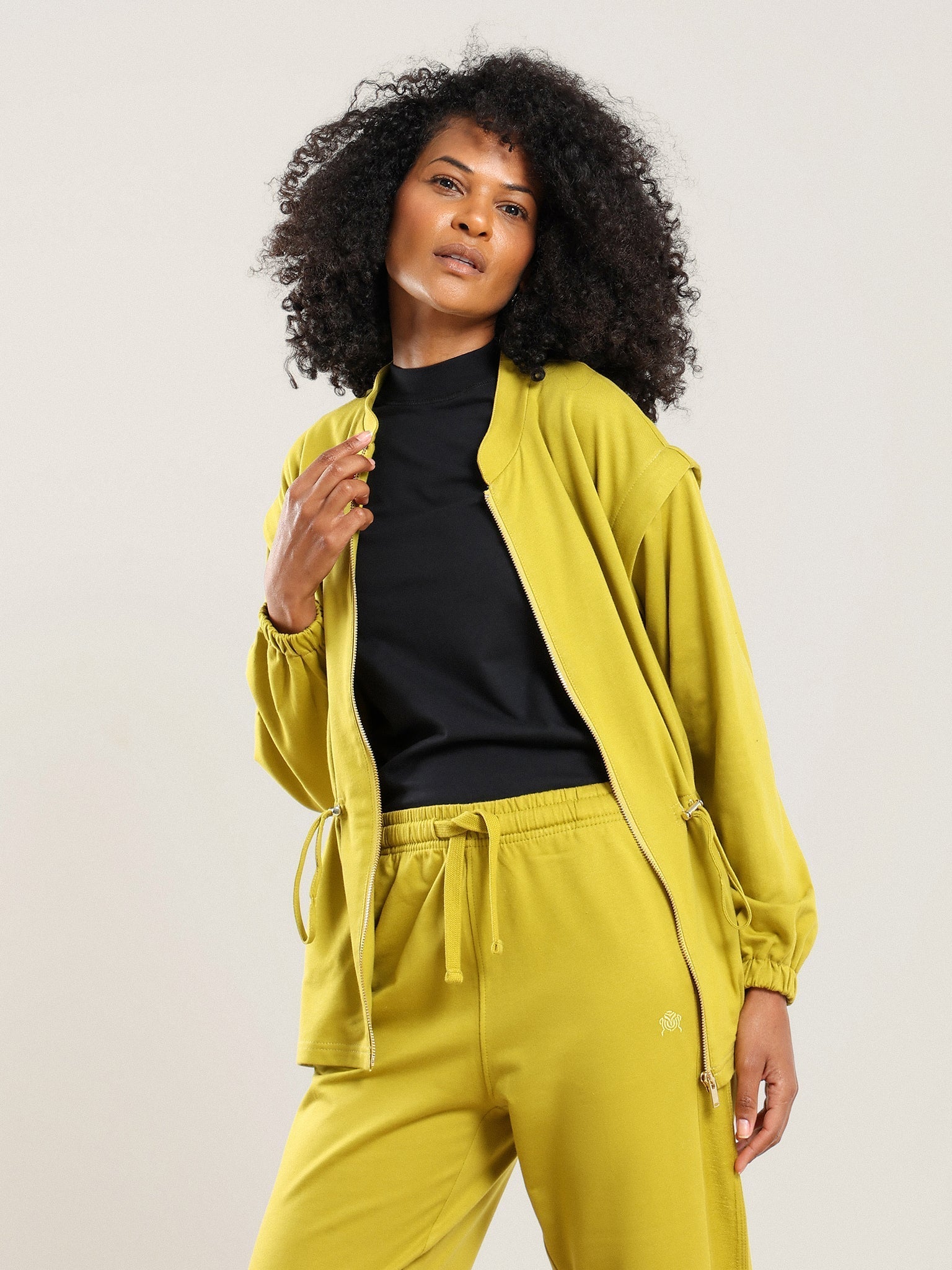 Siham Jacket - Avocado Oil