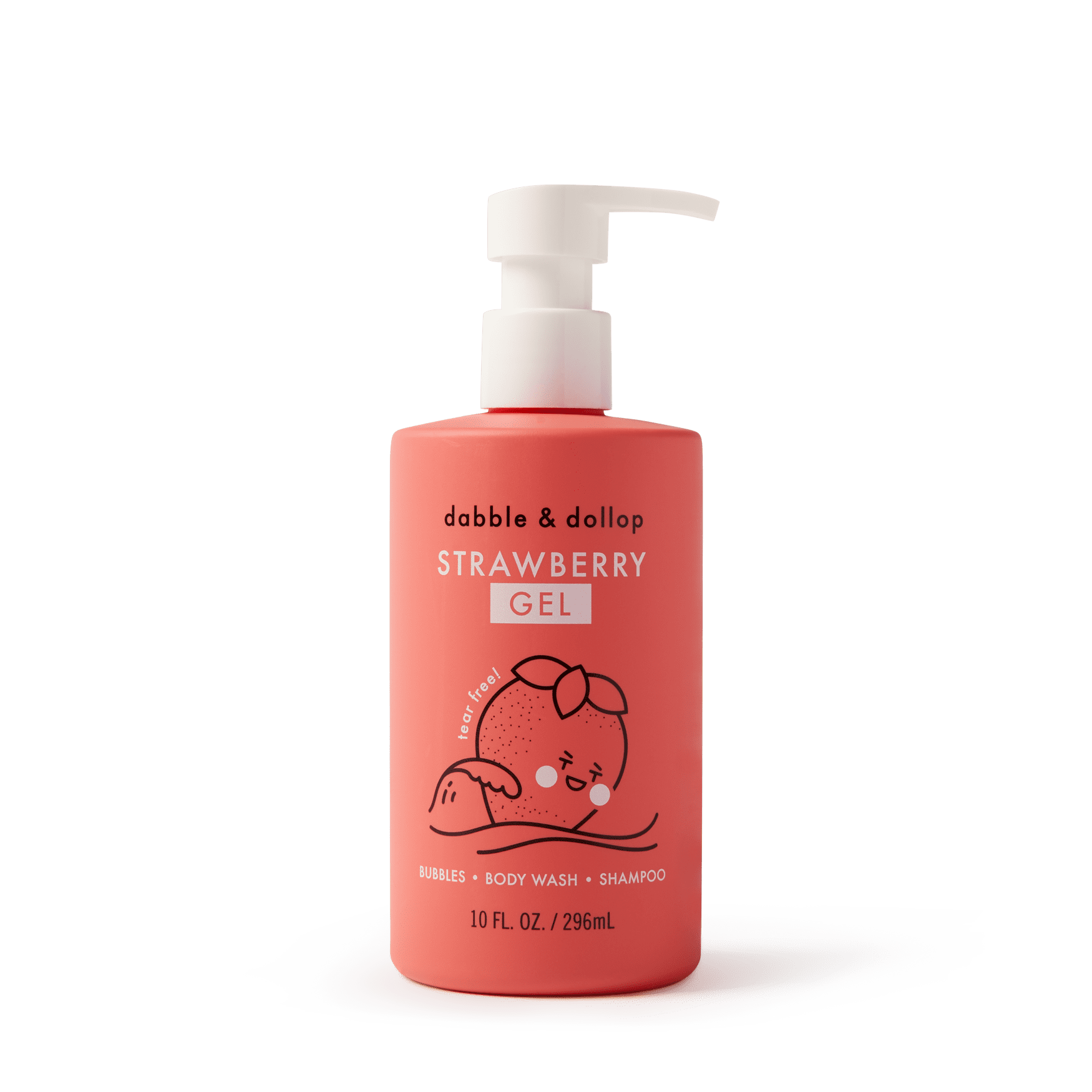 Shampoo & Body Wash - Strawberry Single Bottle Dabble & Dollop   