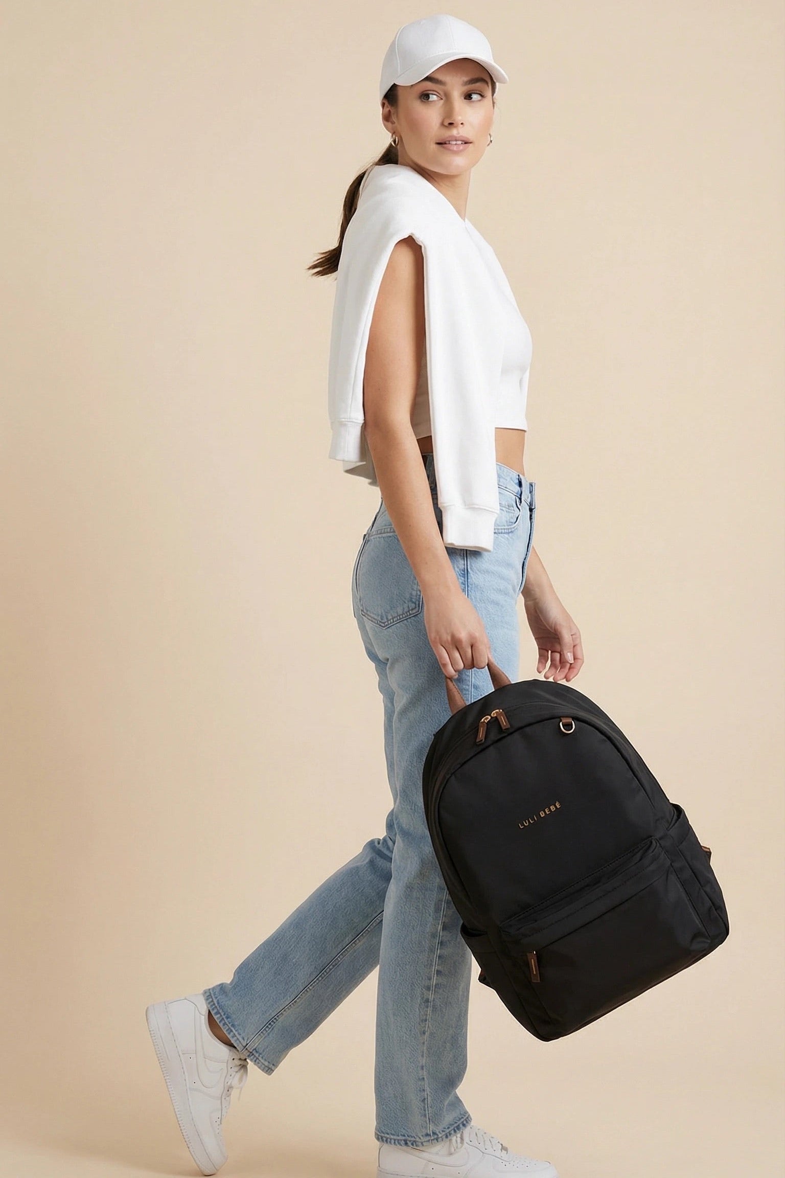 The Daily Backpack Black/Brown