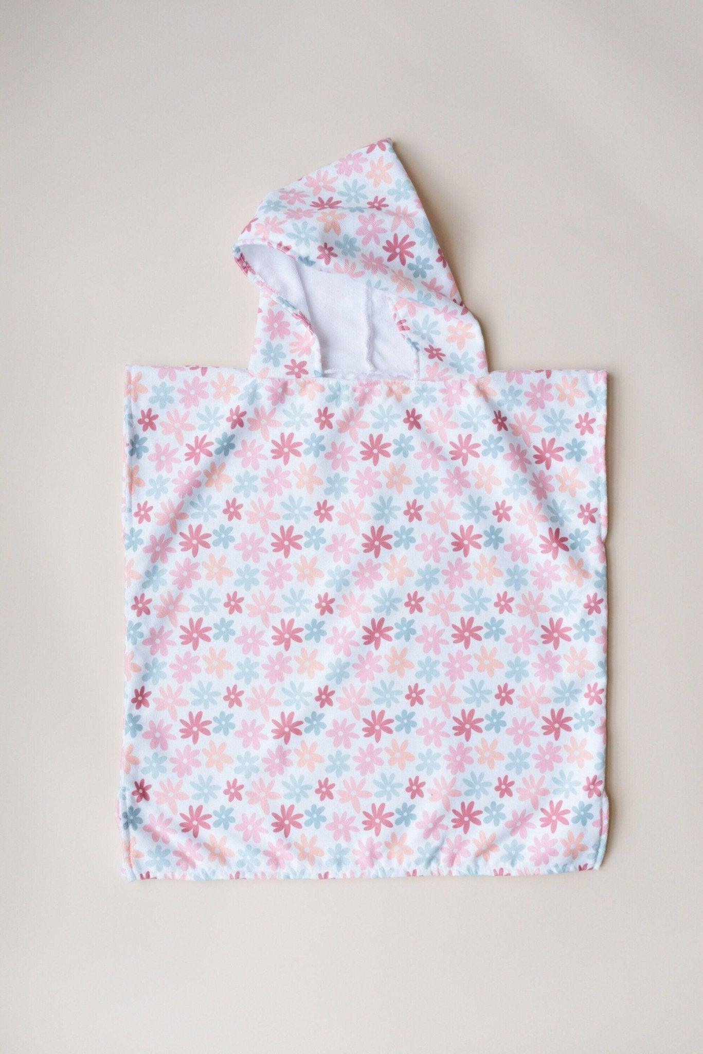 Daisy Beach Towel Poncho