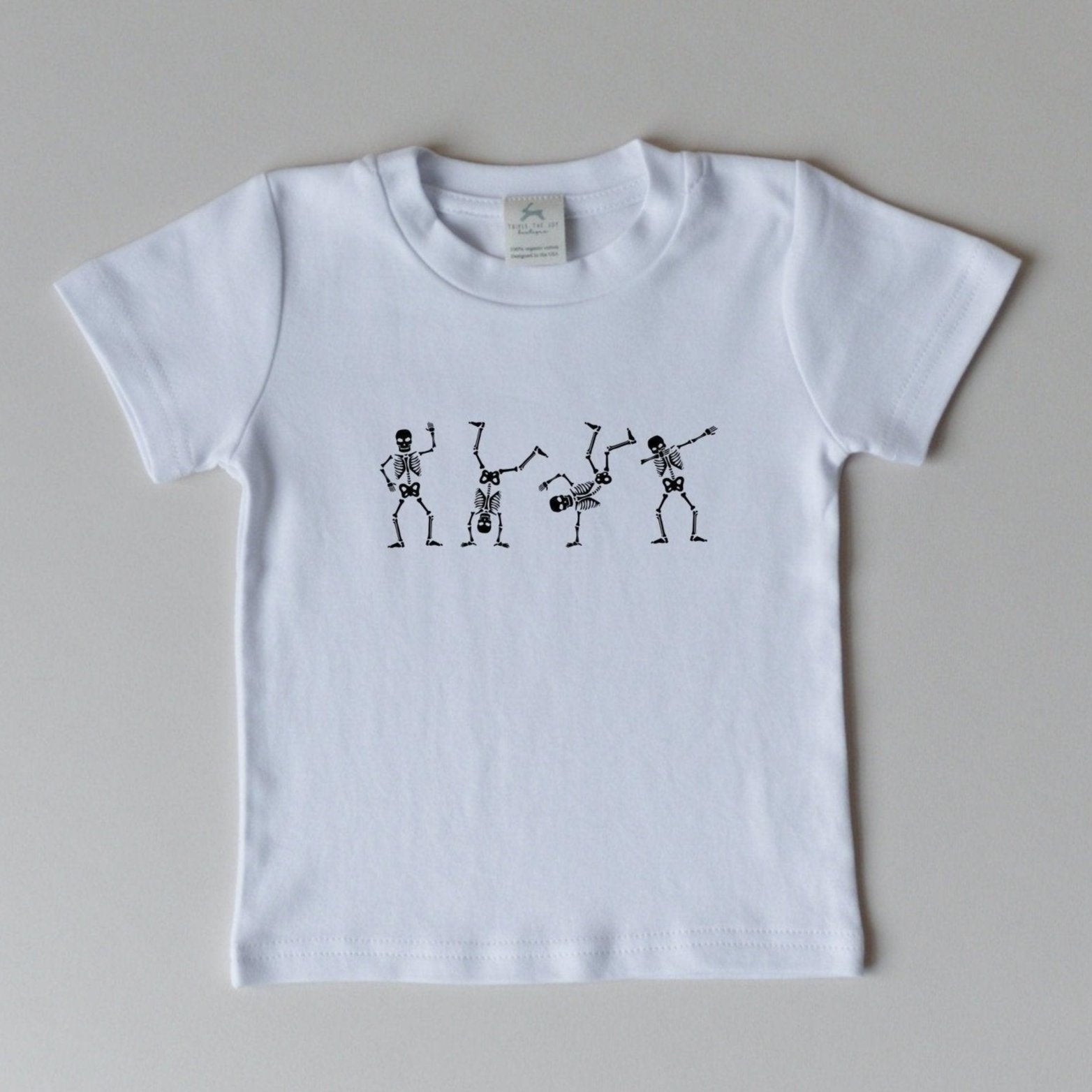 Dancing Skeletons Organic Cotton Tee