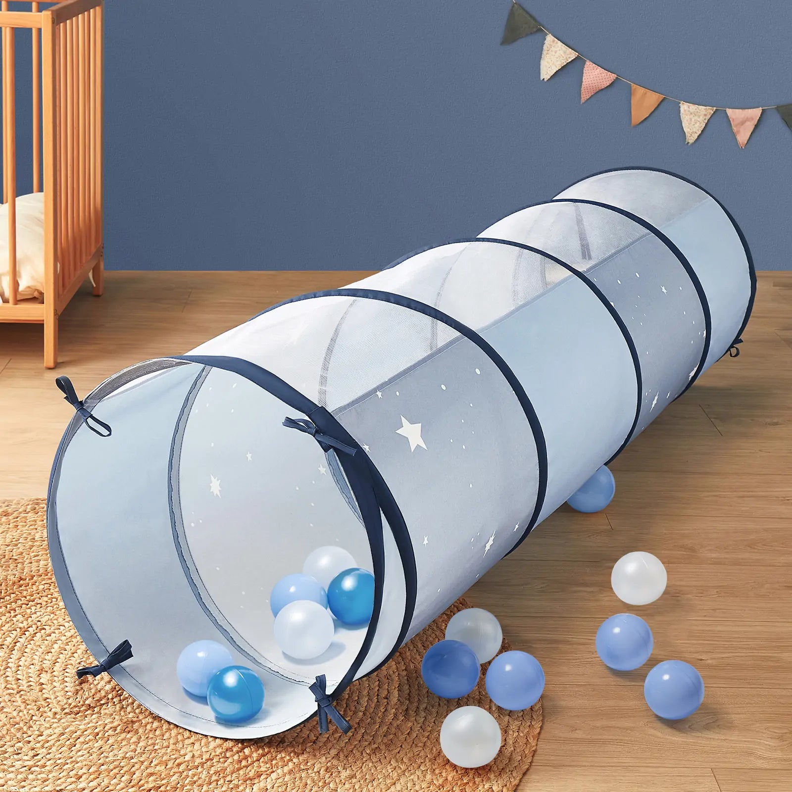 Tiny Land® Adventure Play Tunnel - Blue