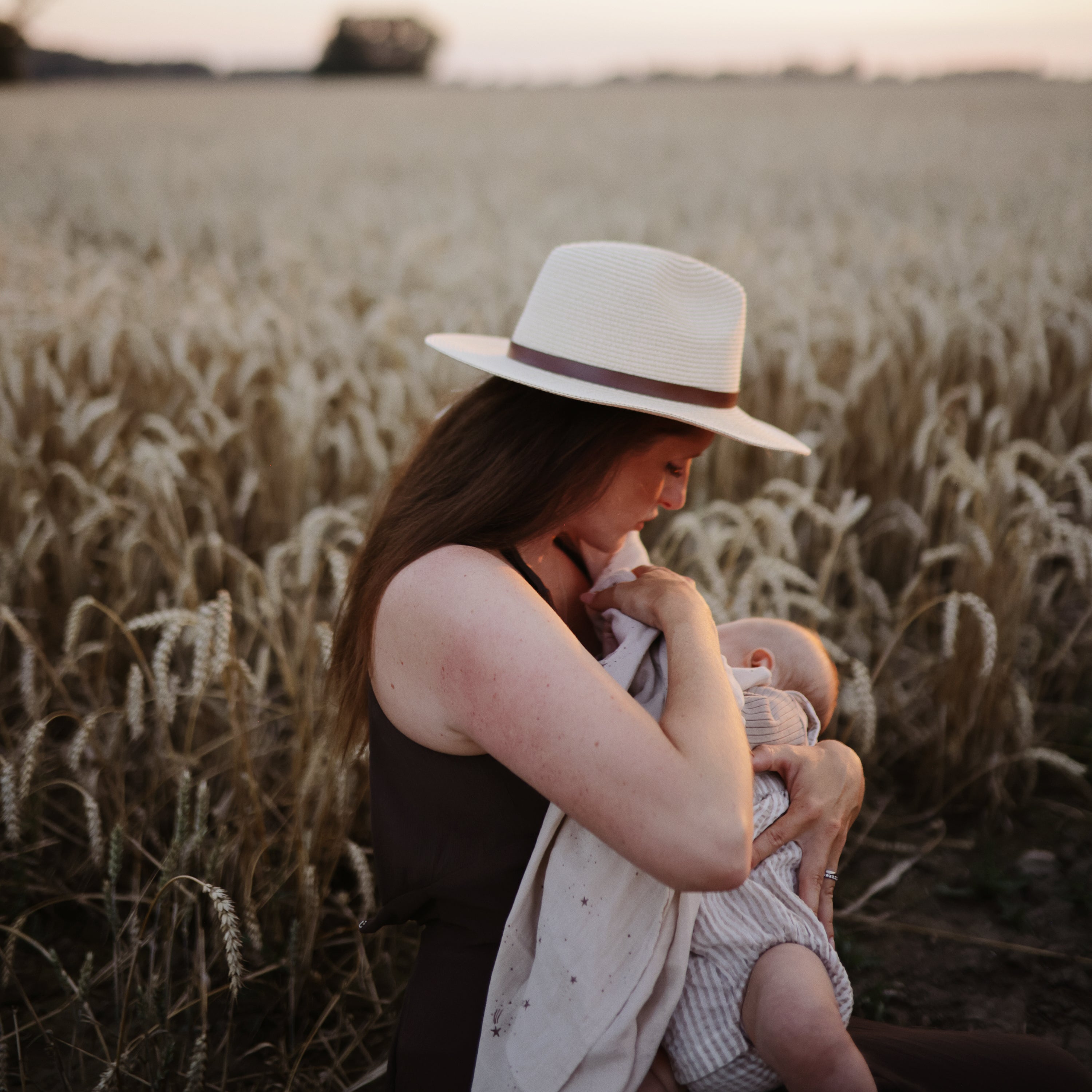 Organic Cotton Muslin Swaddle Blanket