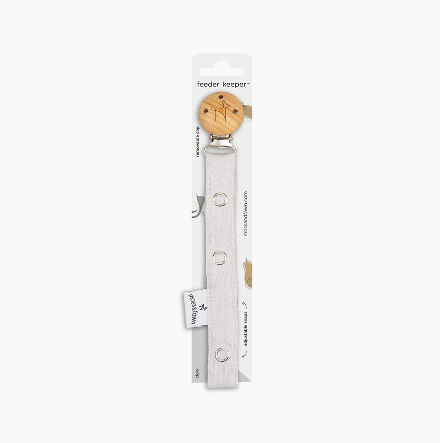 Feeder Keeper - Pacifier Clip & Forage Feeder Holder