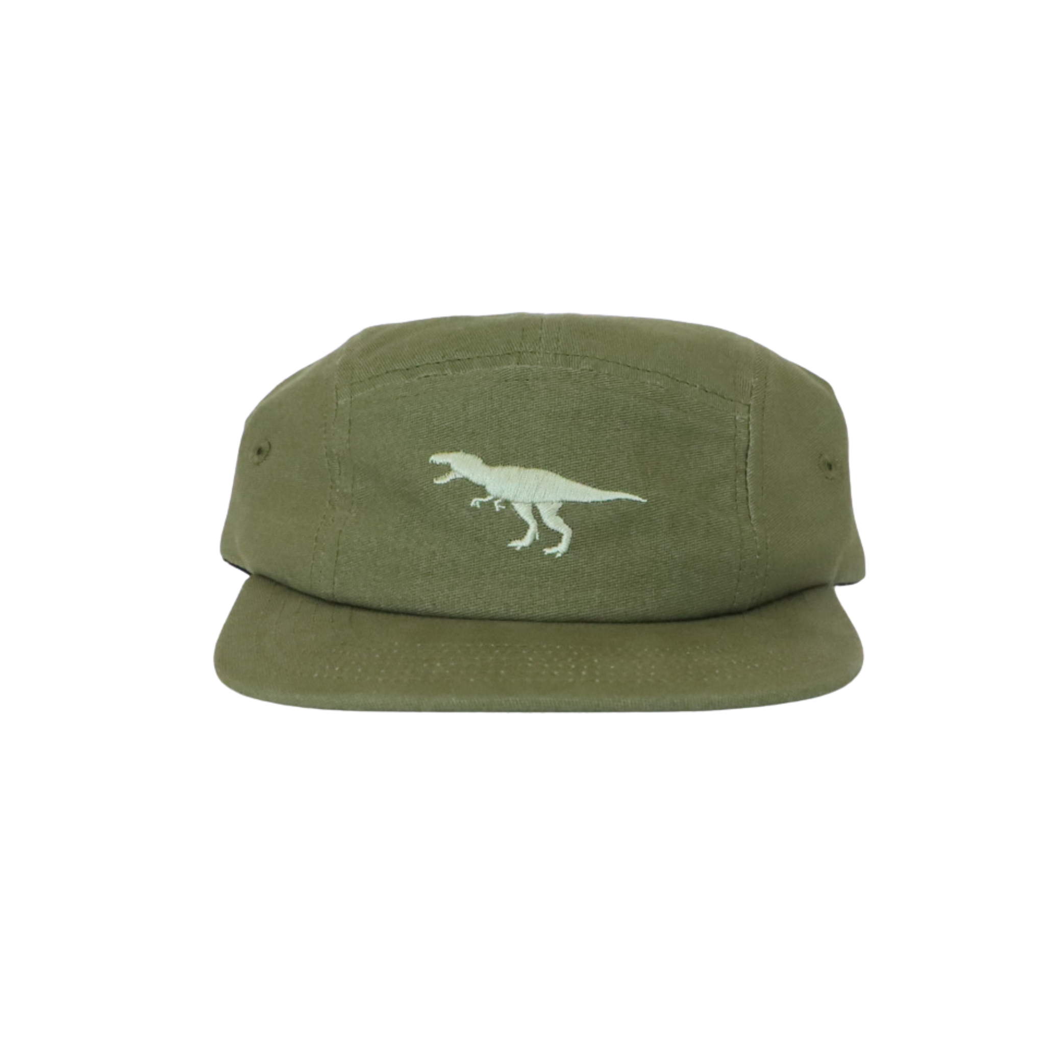 T-Rex Cotton Five-Panel Hat in Green