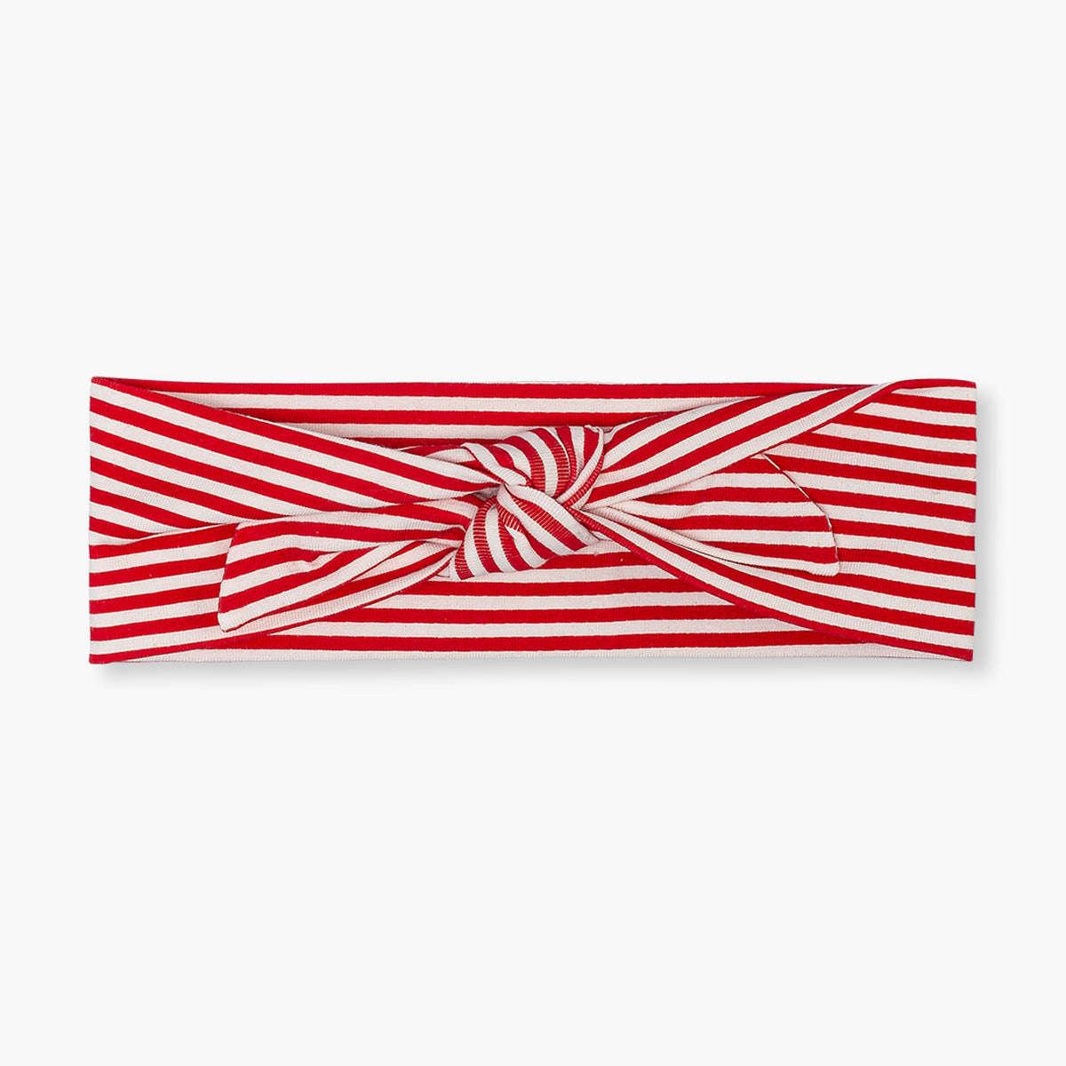Baby Headband - Red Stripe