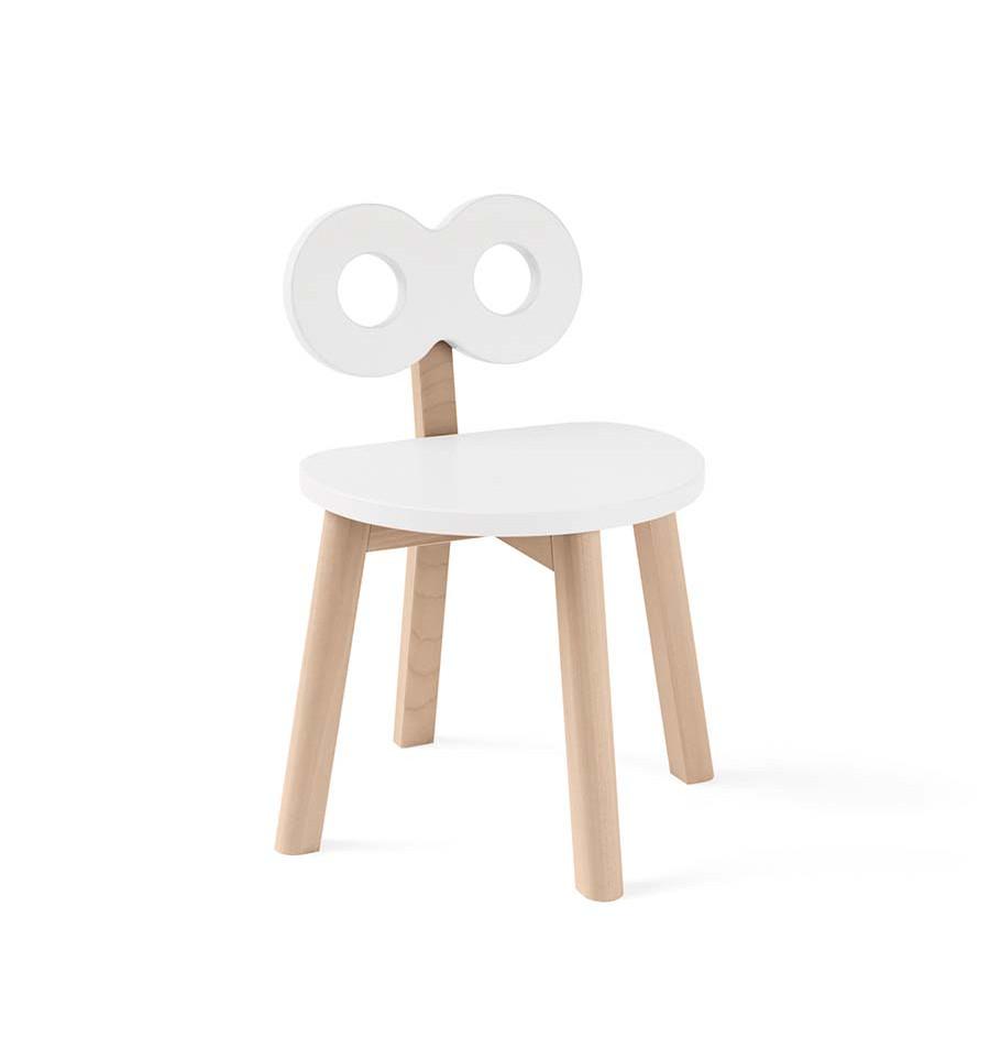 Double-O Chair in White  Ooh Noo   