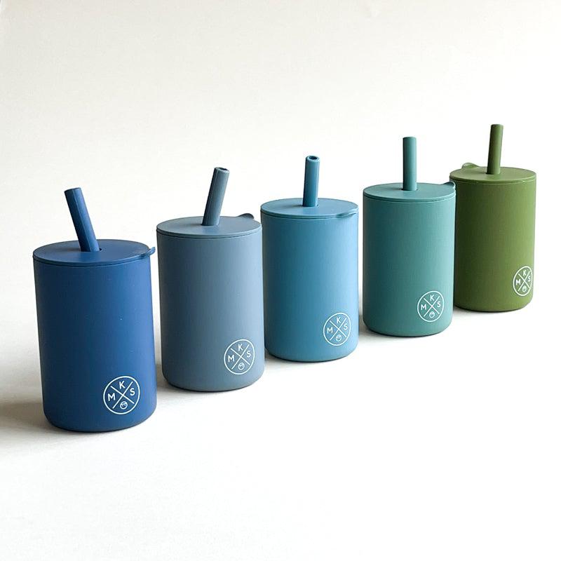 Drinking cup with straw - Army green Drinking cup MKS Miminoo   