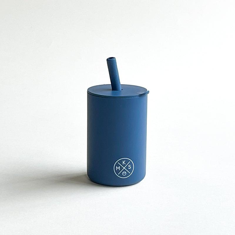 Drinking cup with straw - Navy Drinking cup MKS Miminoo   