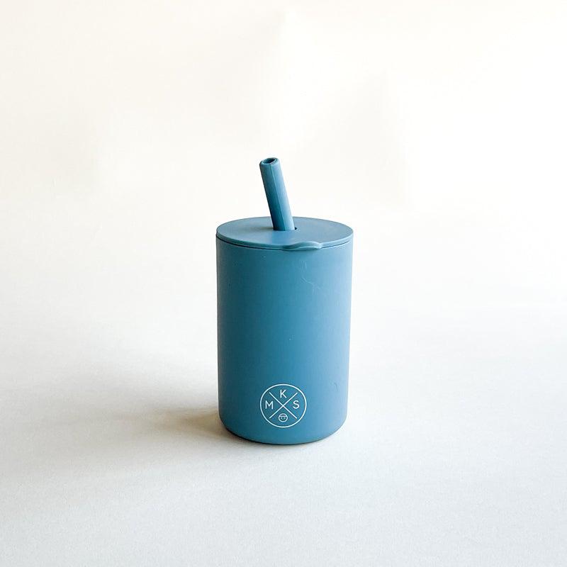 Drinking cup with straw - Petroleum Drinking cup MKS Miminoo   