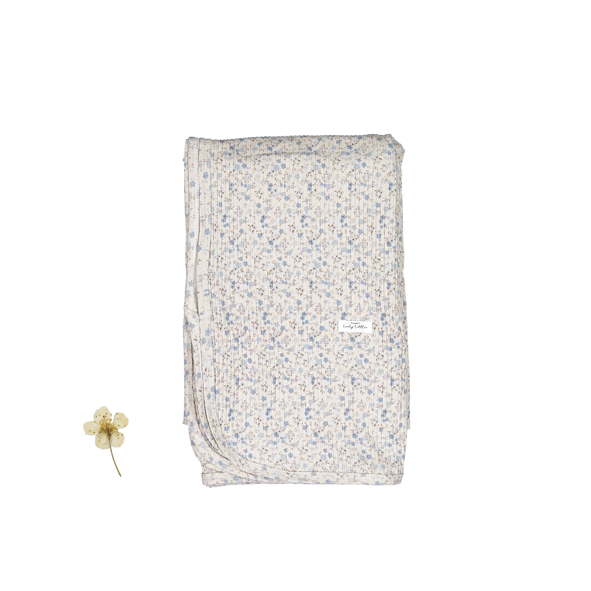 The Printed Blanket - Dusty Blue Floral