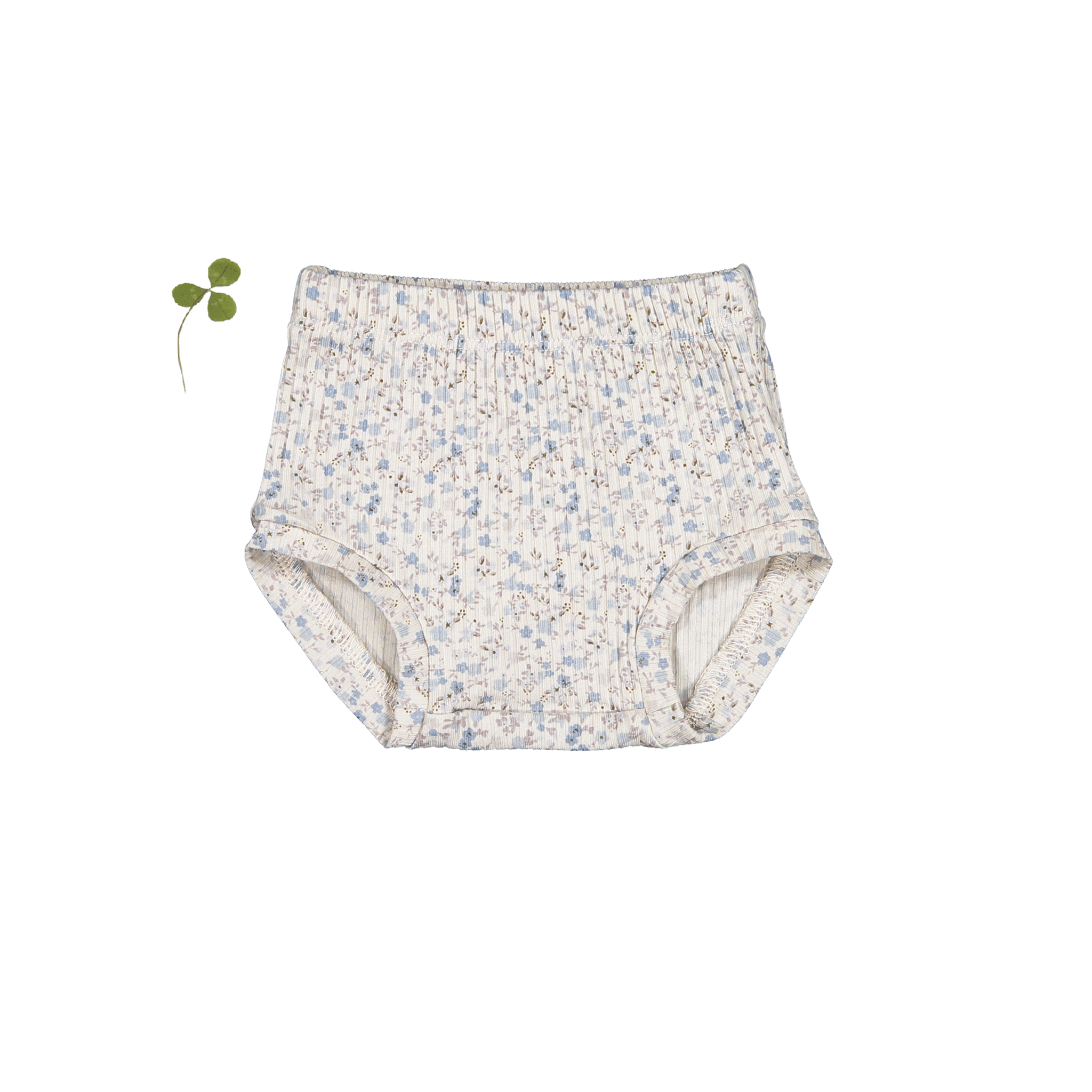 The Printed Bloomer - Dusty Blue Floral