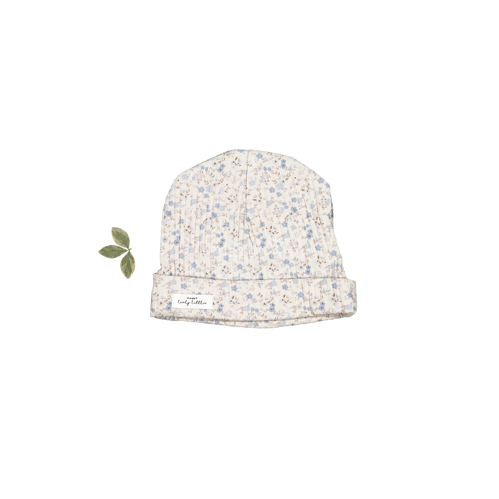 The Printed Hat - Dusty Blue Floral