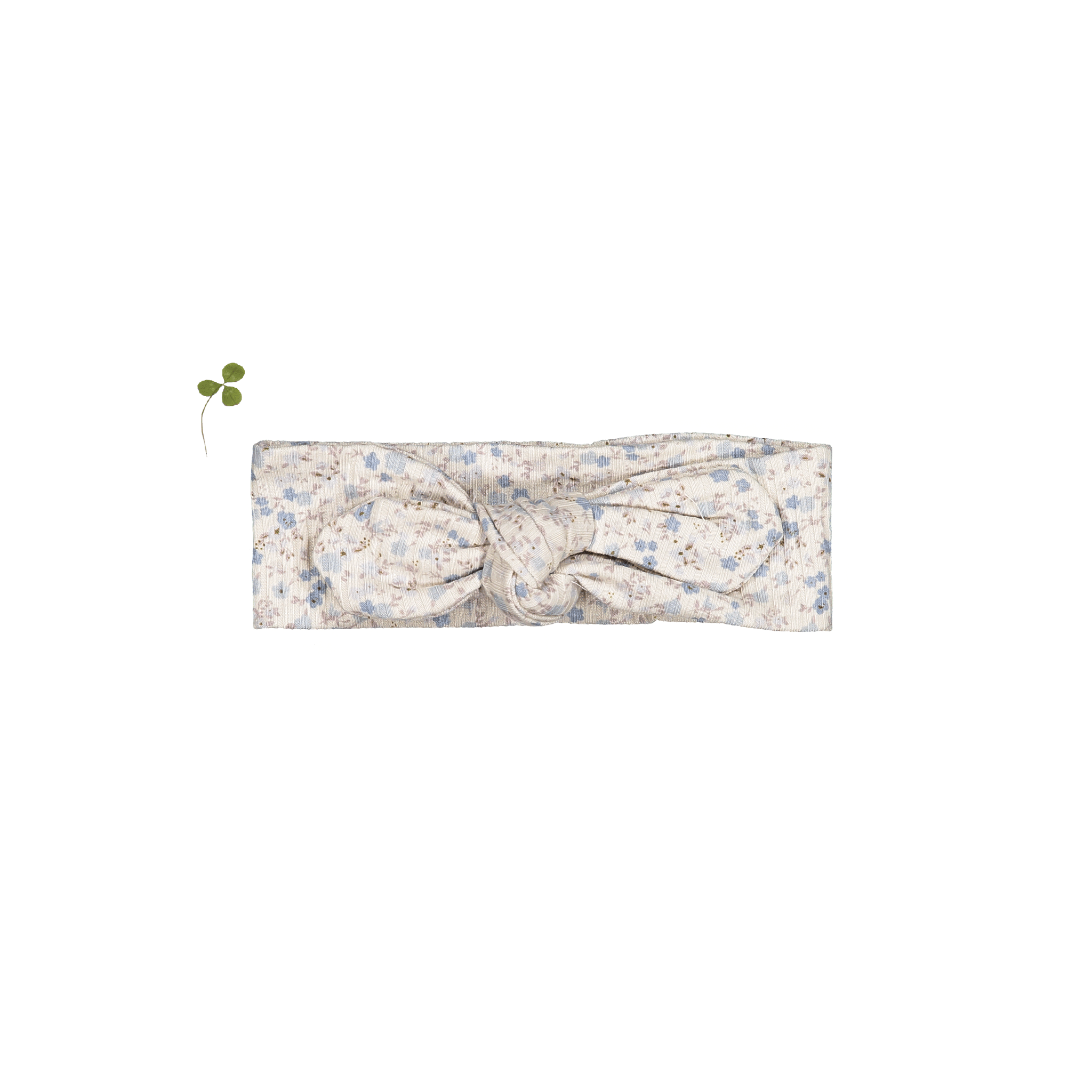 The Printed Headband  - Dusty Blue Floral