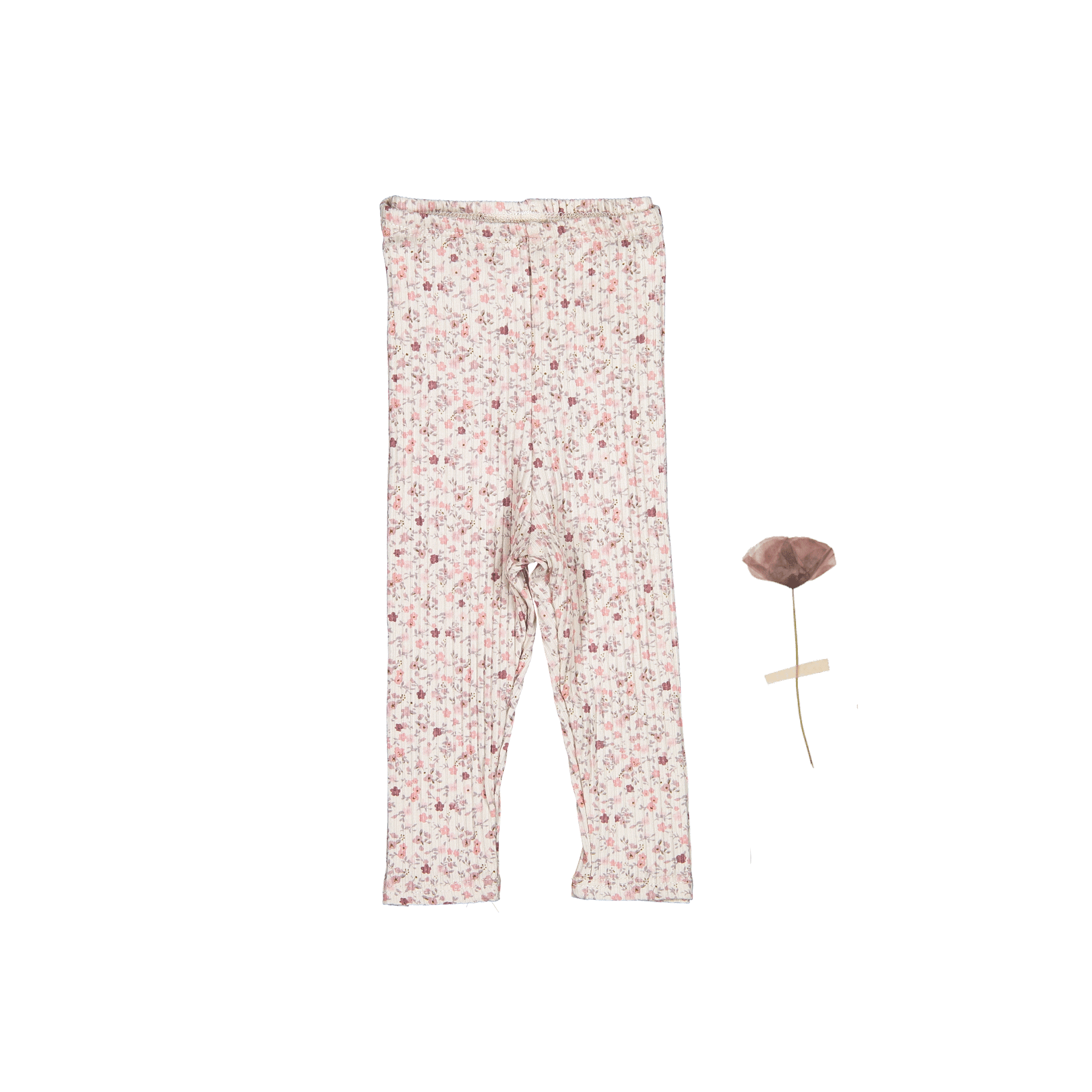 The Printed Legging - Dusty Mauve Floral