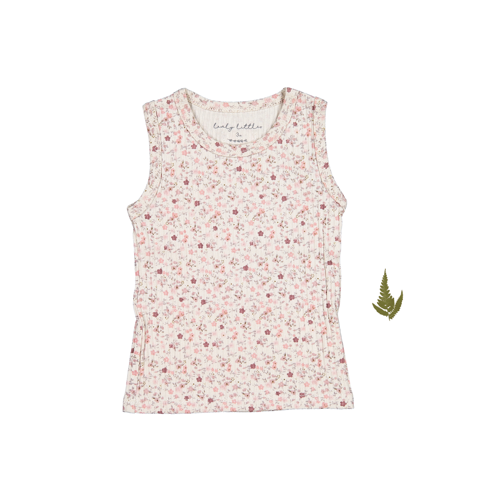 The Printed Tank - Dusty Mauve Floral