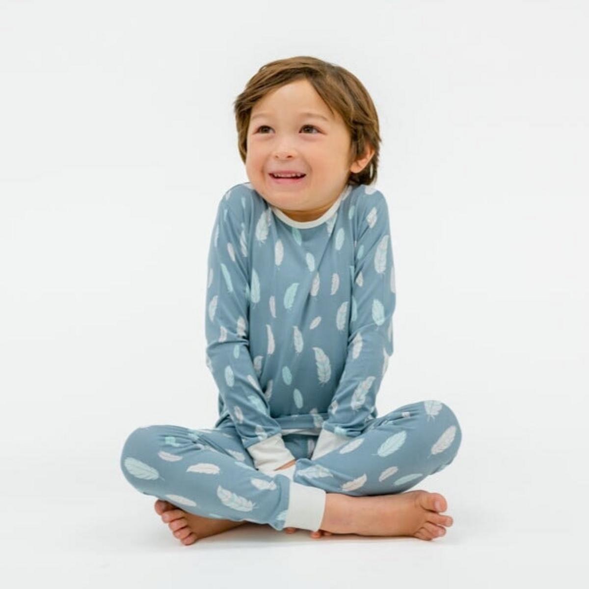 Big Kid Pajama - Feathers