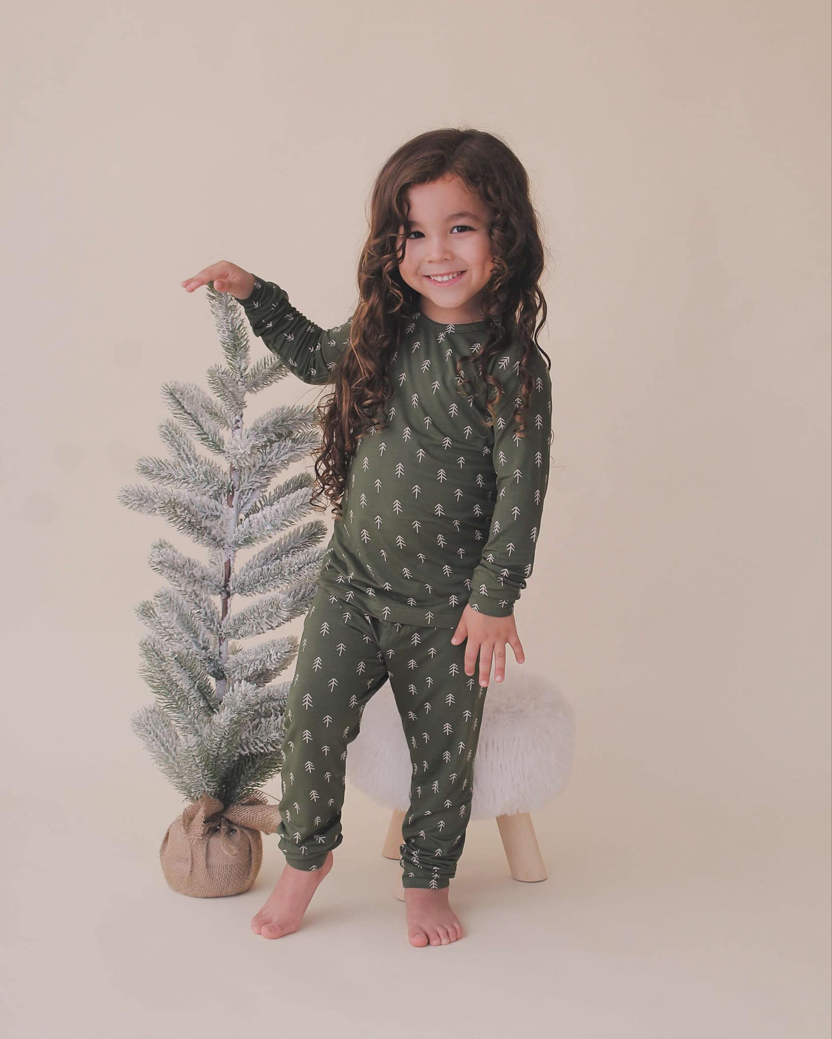 Evergreen Dreams 2pc Bamboo Pajamas *Sizes 0/3 through 6/12 months Left