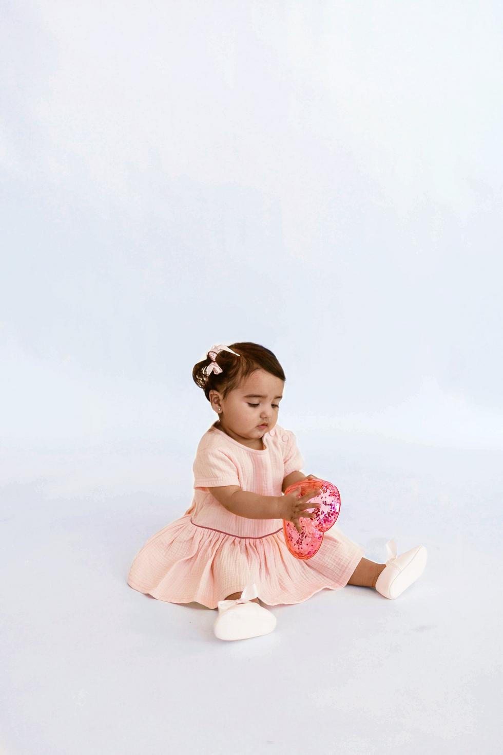 Baby Hi-Low Dress - Pink