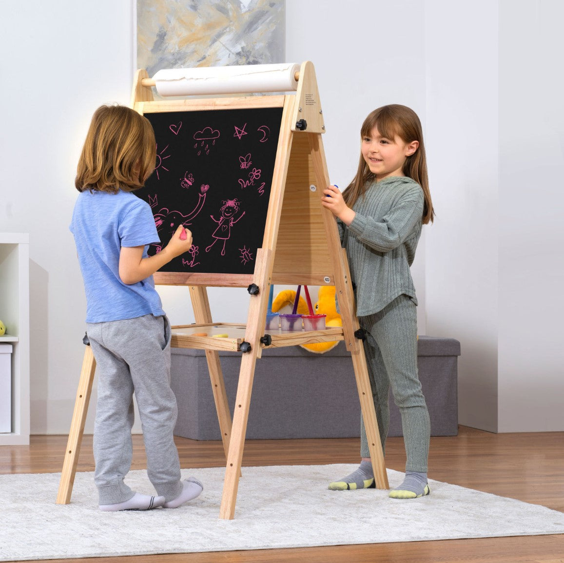 Easel - Foldable With 3 Adjustable Height Indoor Avenlur.com   