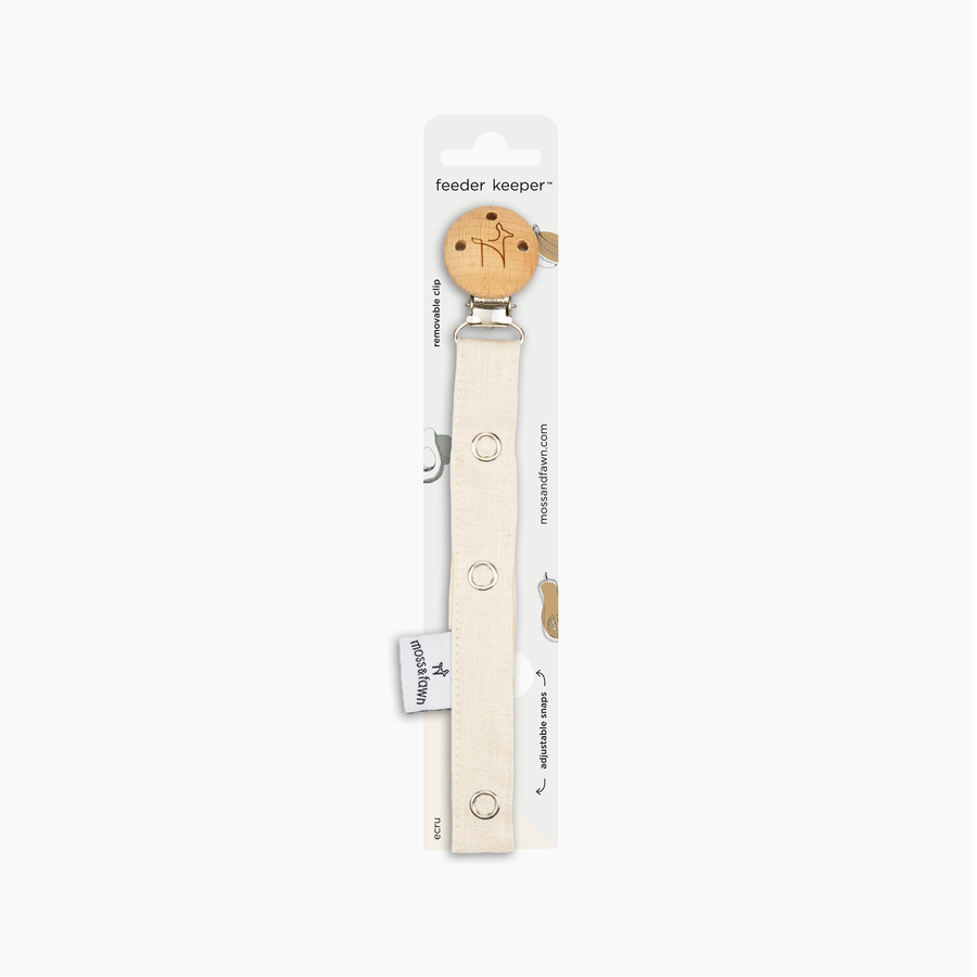 Feeder Keeper - Pacifier Clip & Forage Feeder Holder