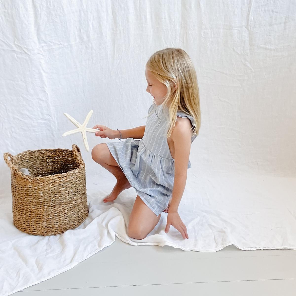 Baby Cross Back Pocket Dress - English Manor