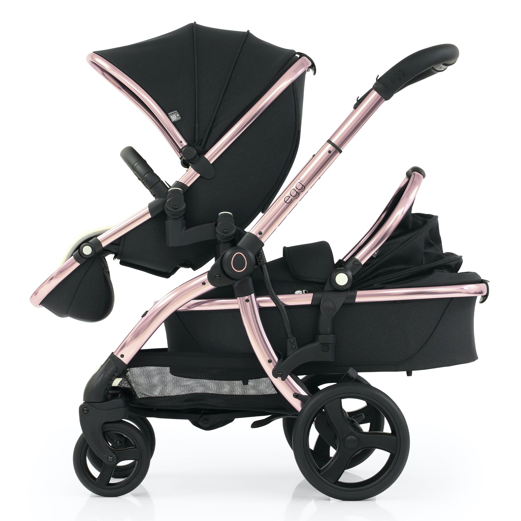 egg2® Carry Cot in Diamond Black