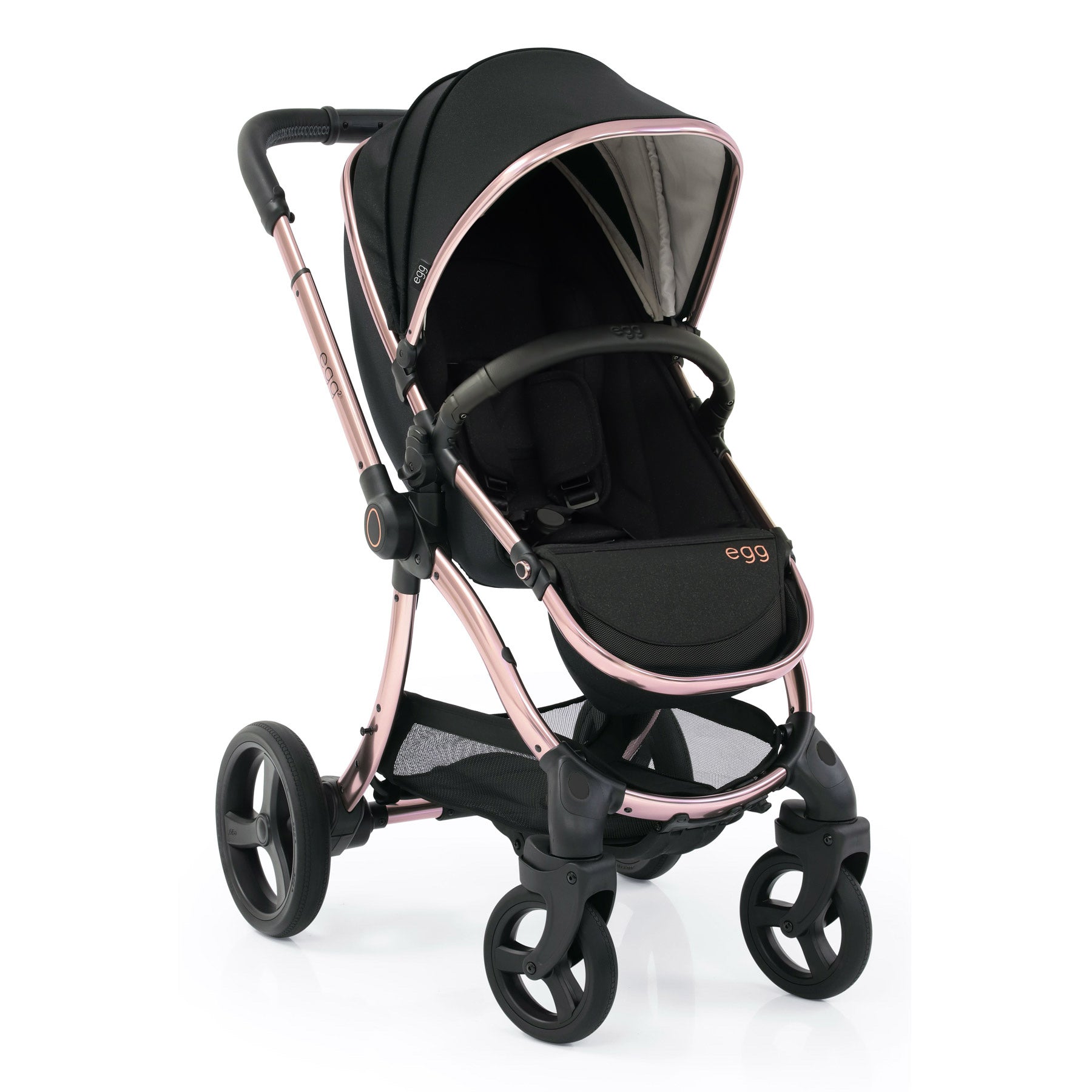 egg2® Double Stroller in Diamond Black