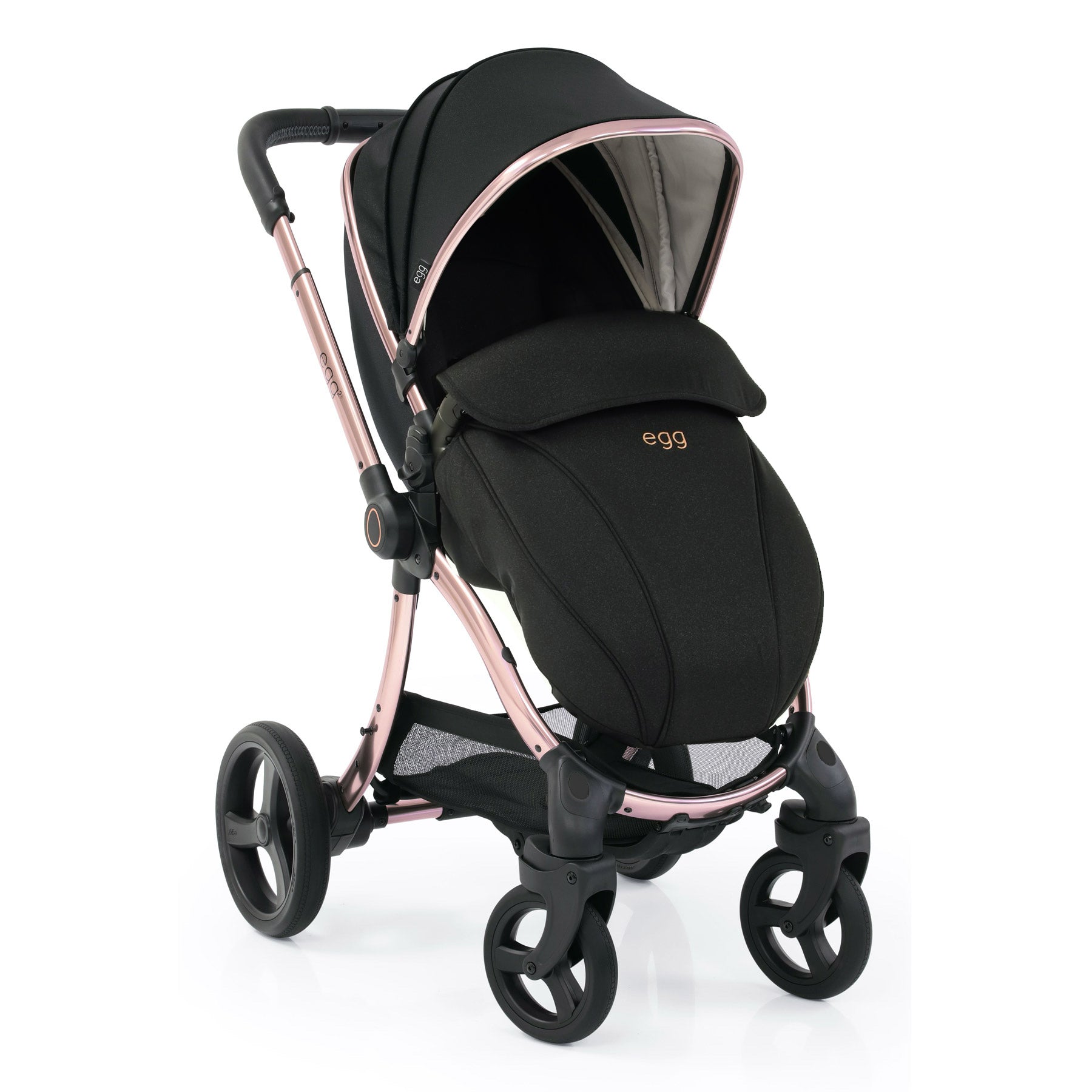 egg2® Double Stroller in Diamond Black