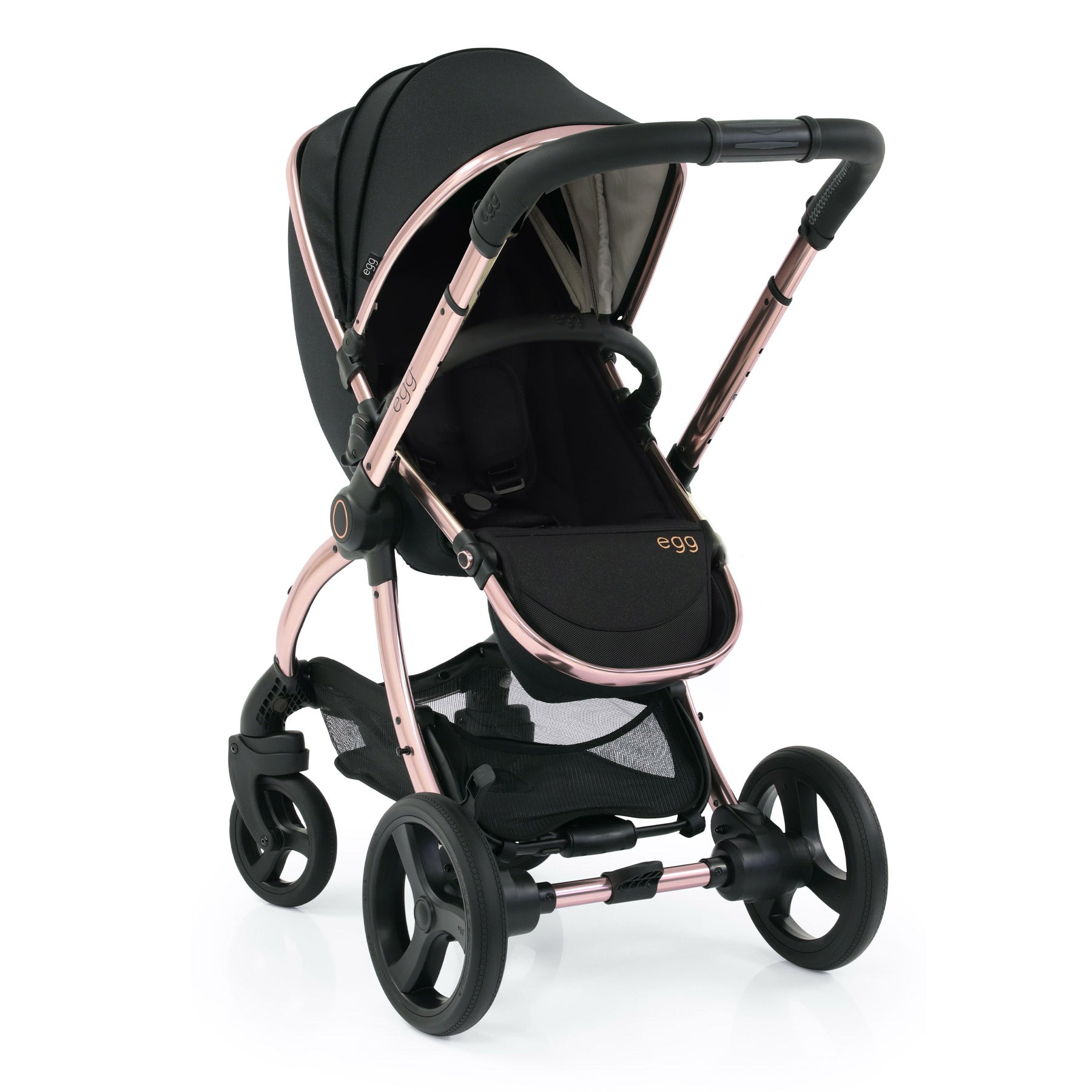 egg2® Double Stroller in Diamond Black