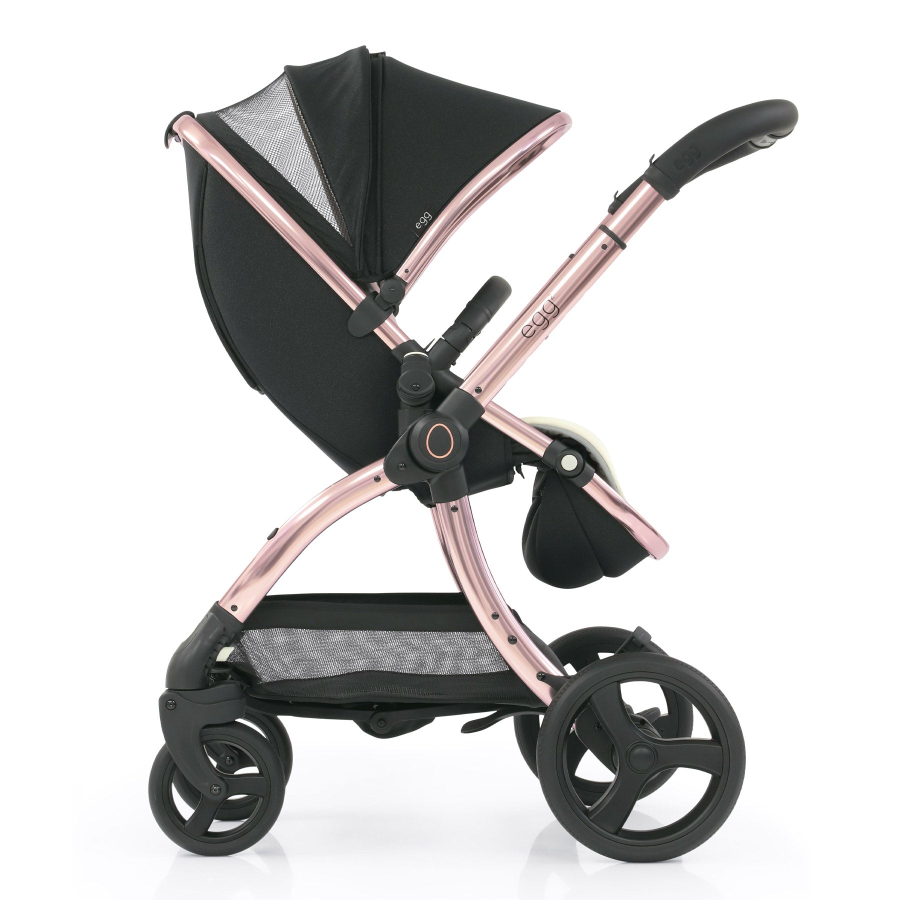 egg2® Double Stroller in Diamond Black