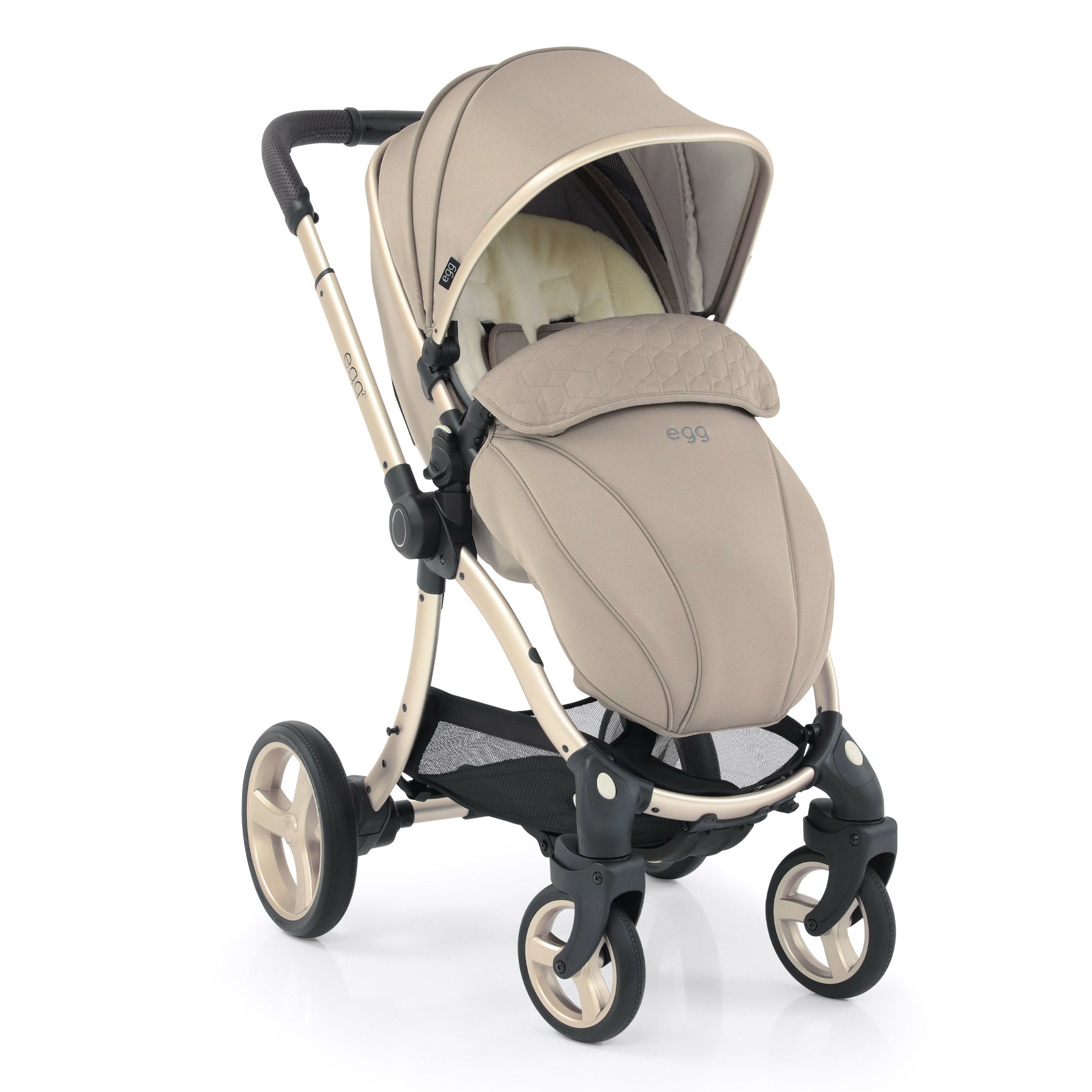 egg2® Double Stroller in Feather