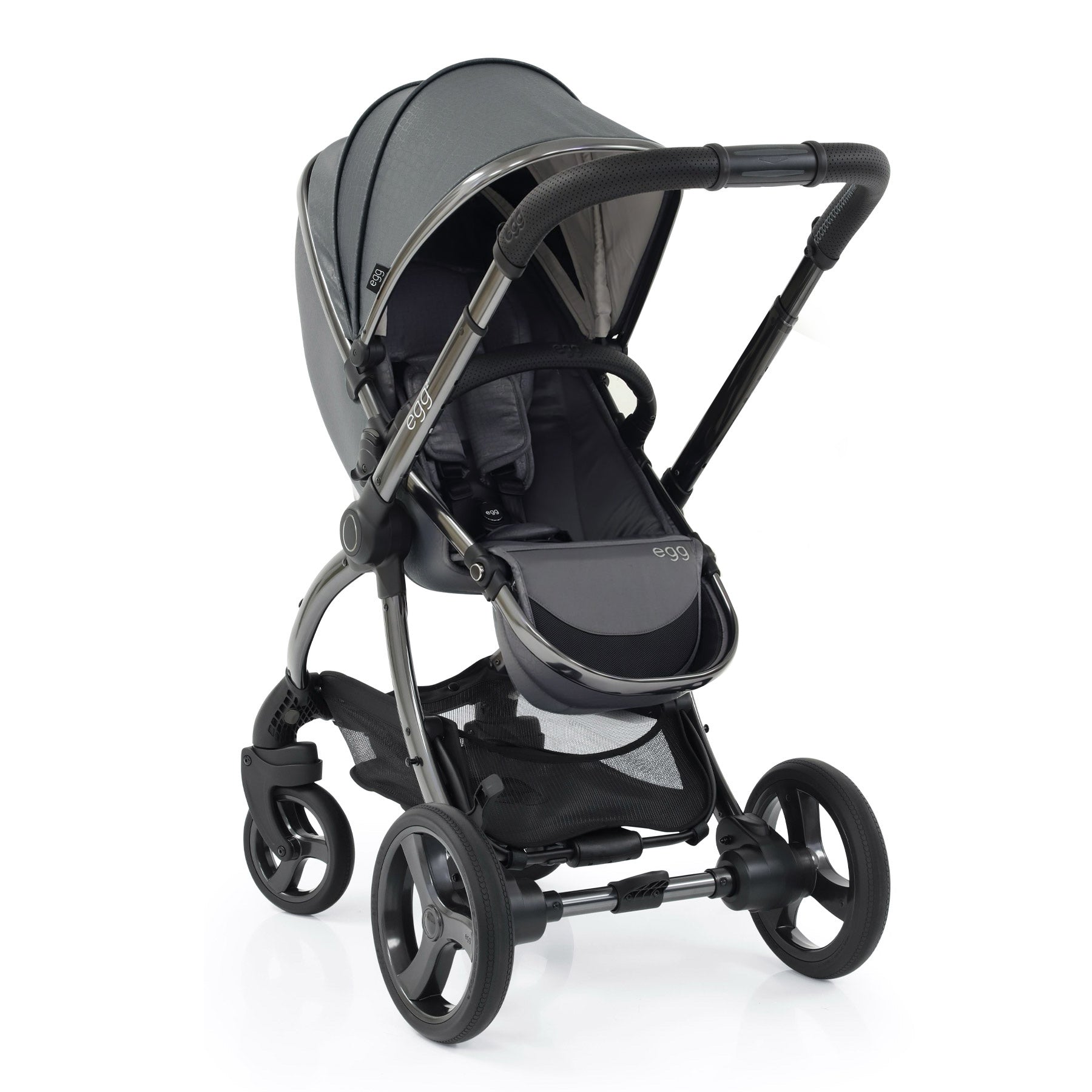 egg2® Double Stroller in Jurassic Grey Bundle