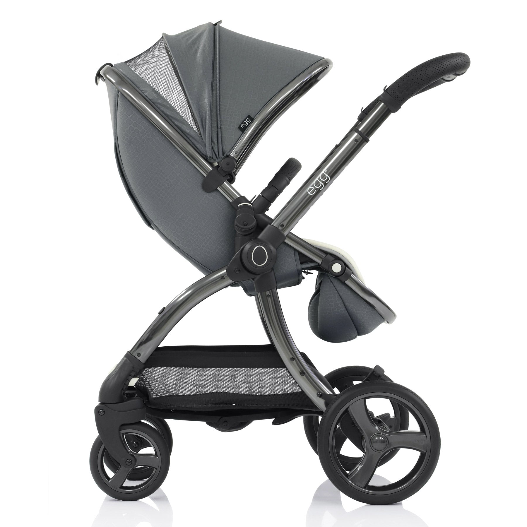 egg2® Double Stroller in Jurassic Grey Bundle