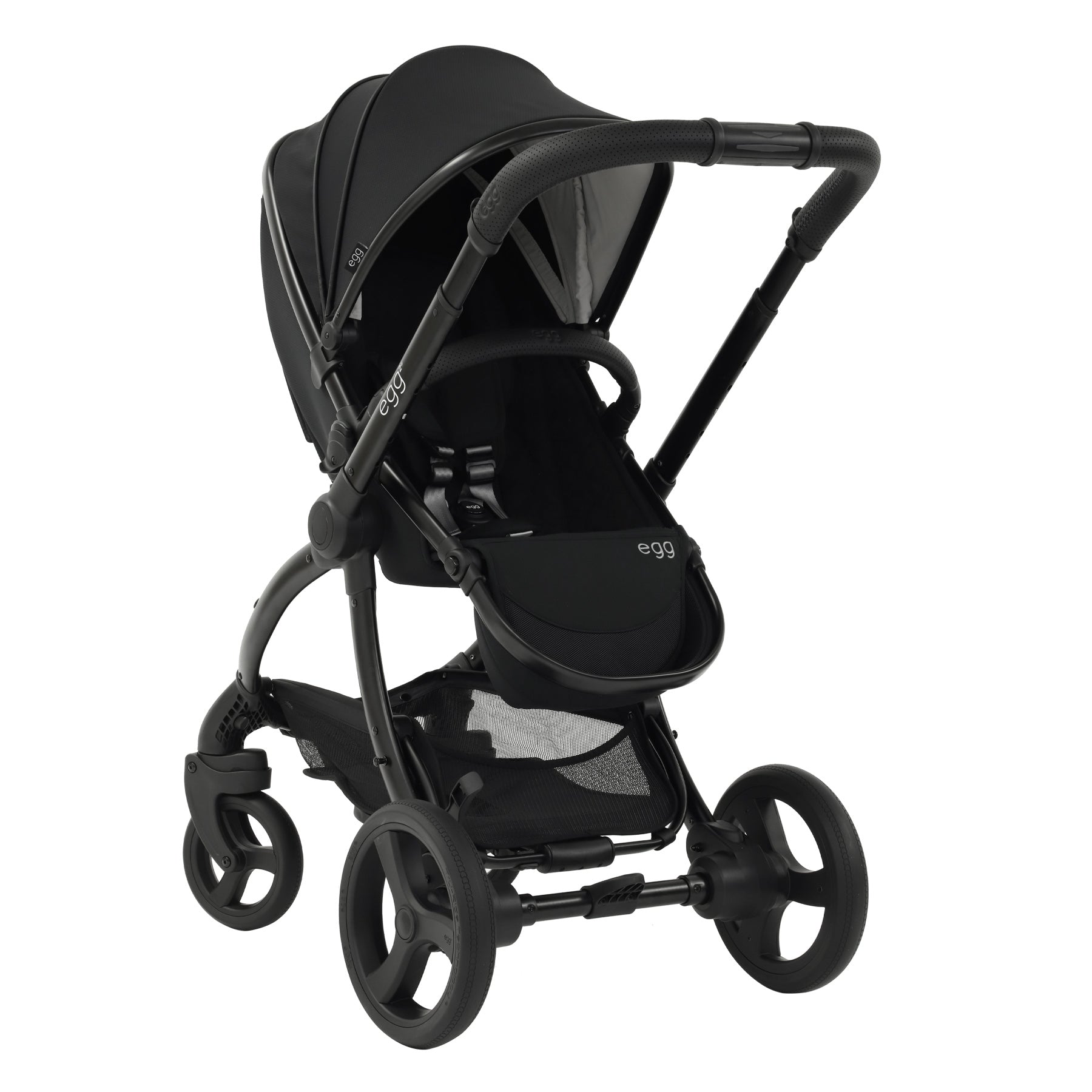 egg2® Double Stroller in Just Black