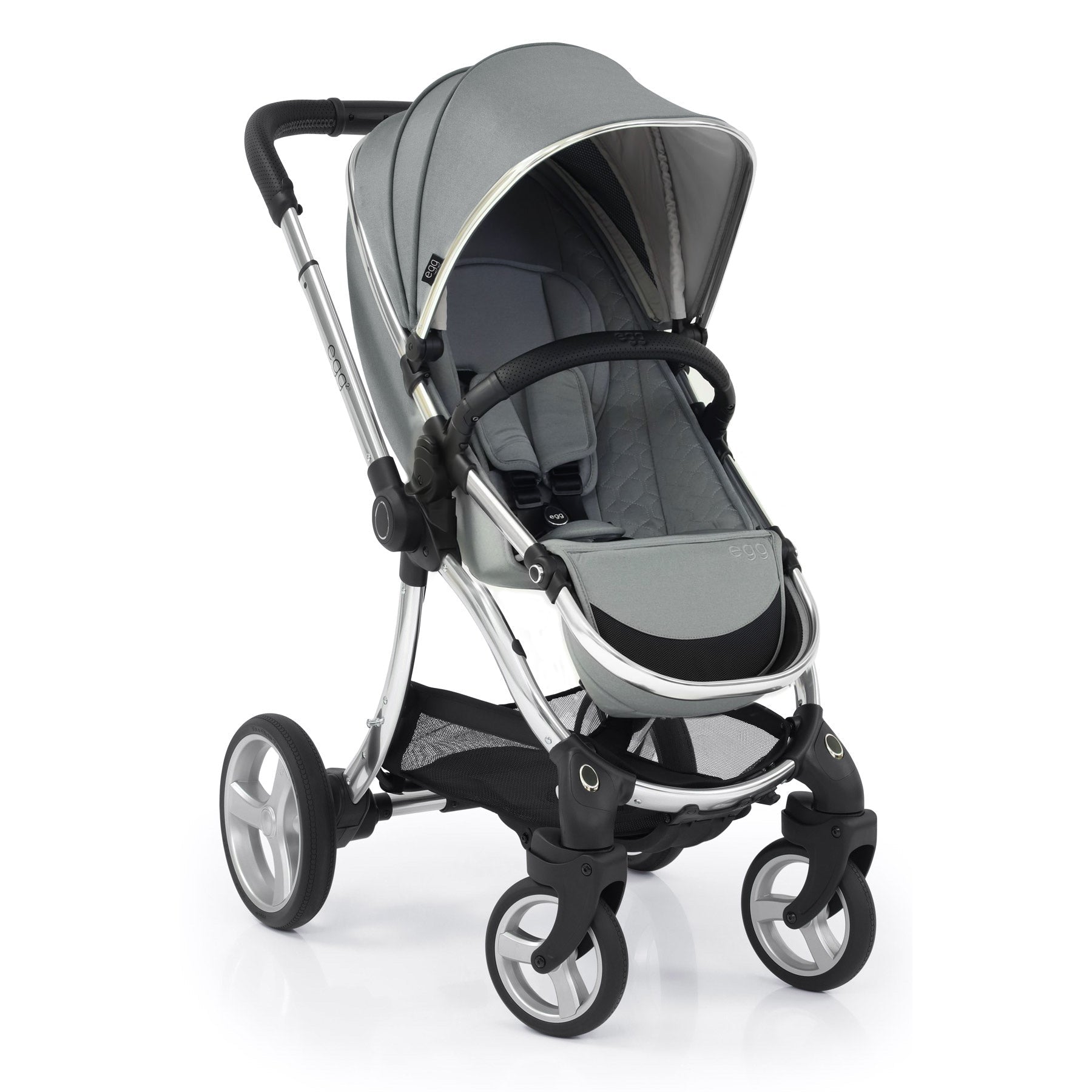 egg2® Double Stroller in Monument Grey