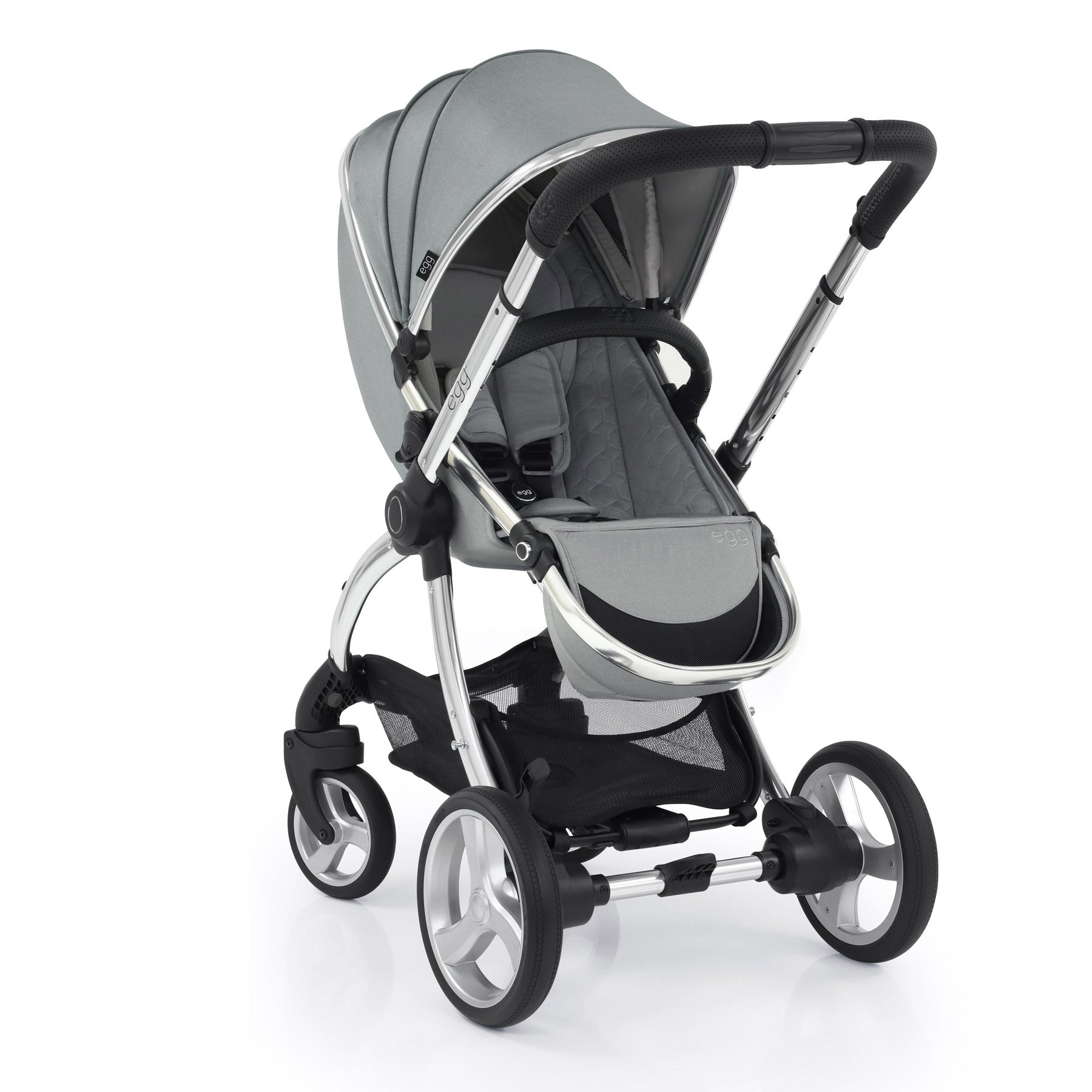 egg2® Double Stroller in Monument Grey