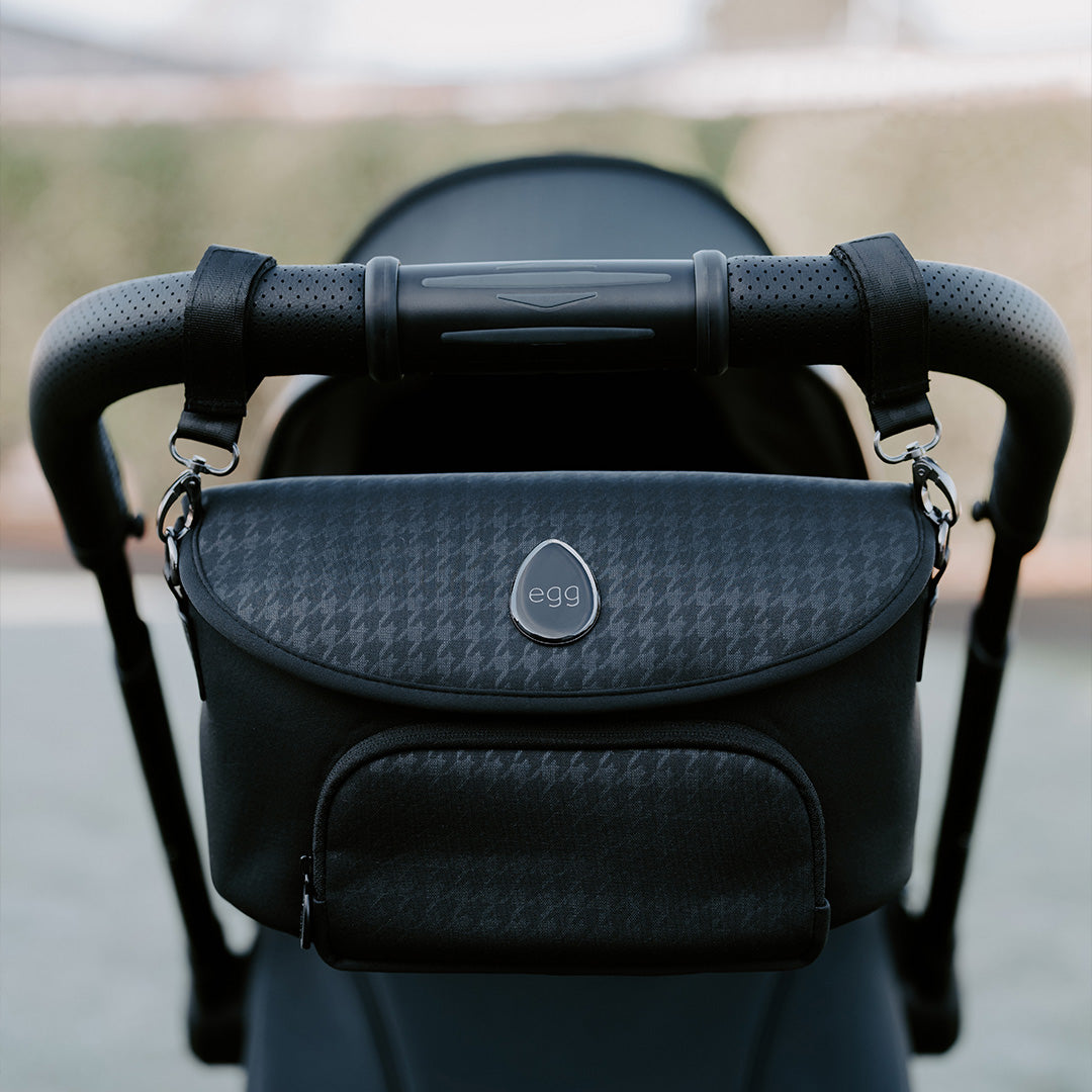 egg Stroller Organizer in Houndstooth Black