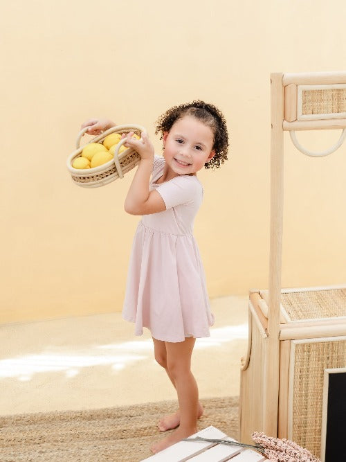 Rattan Play Tray Organization Ellie & Becks Co.   