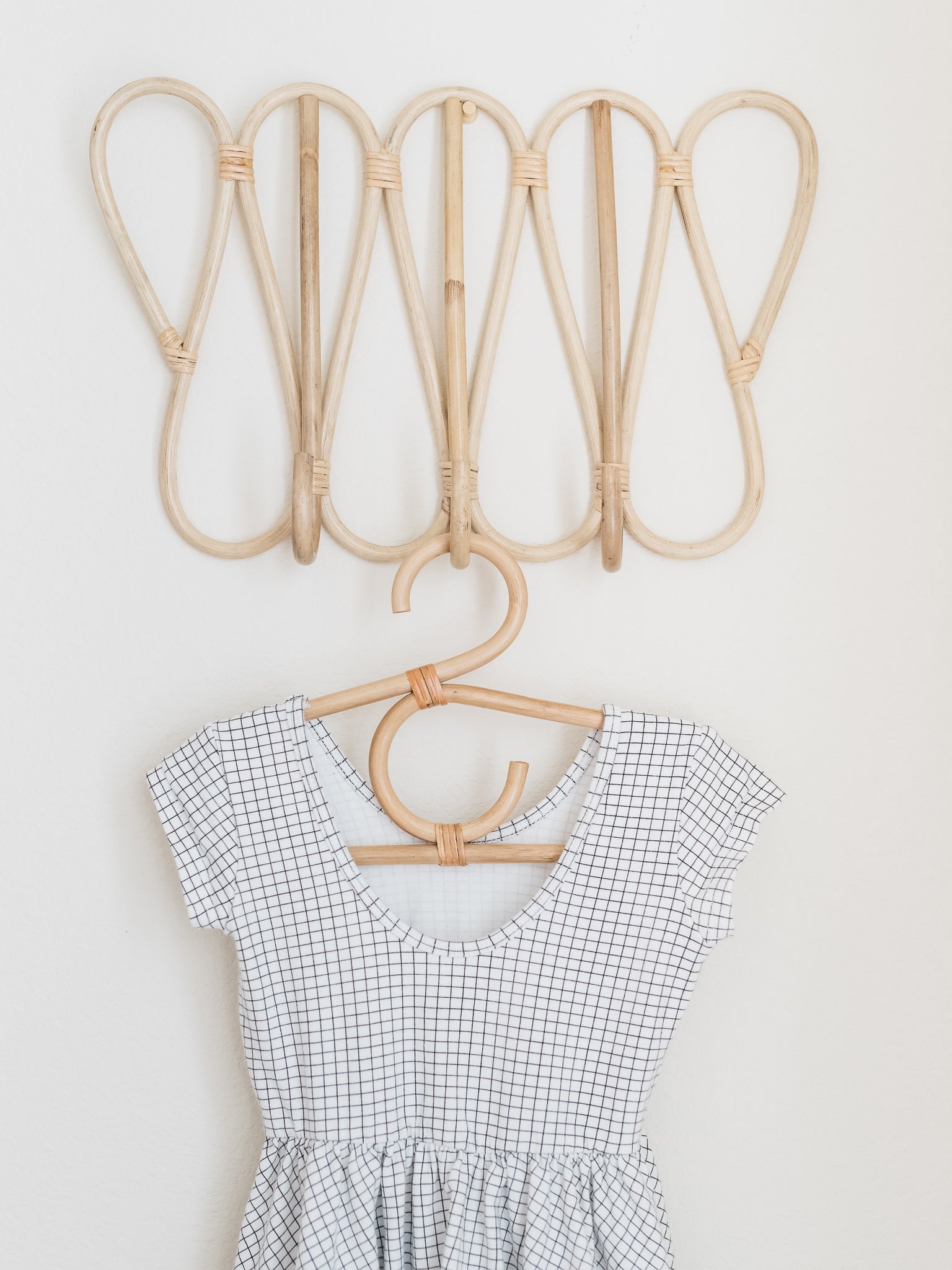 Rattan Childrens Hangers Organization Ellie & Becks Co.   