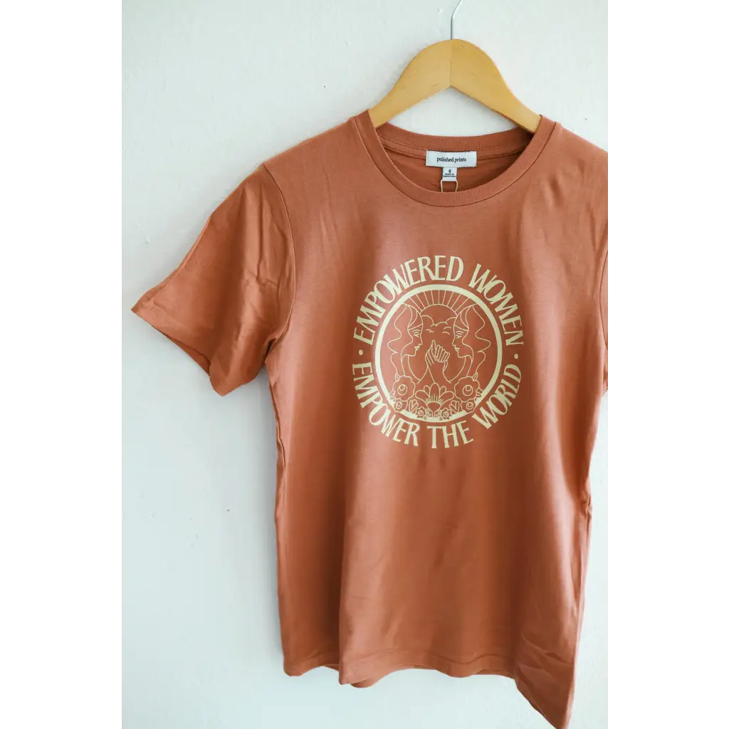 Empowered Women Empower the World Graphic T-Shirt for Adults