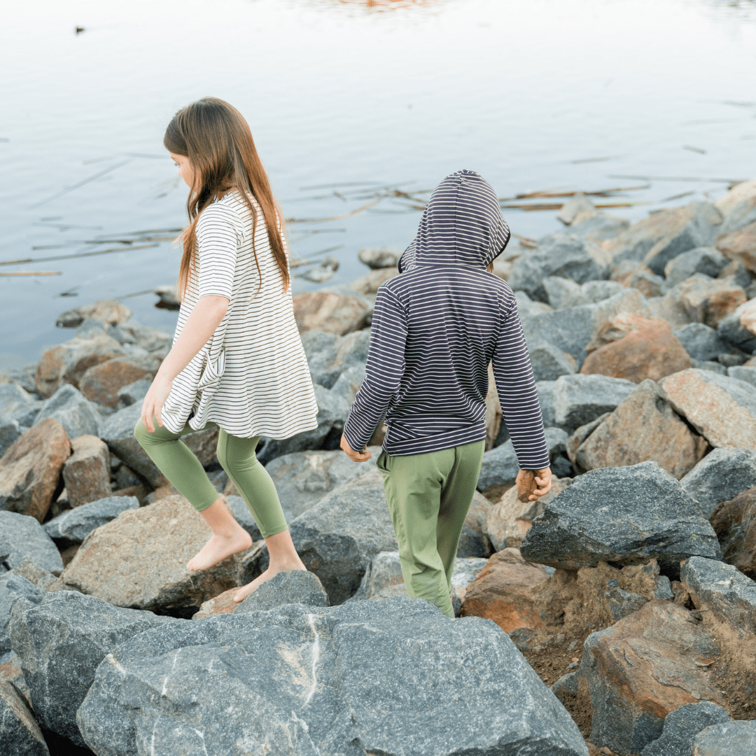 Miss Mayhem Tunic - Yacht Stripe White