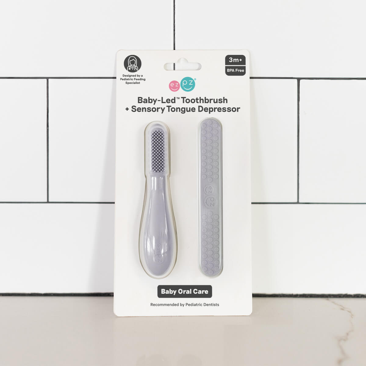 Baby-Led™ Toothbrush + Tongue Depressor