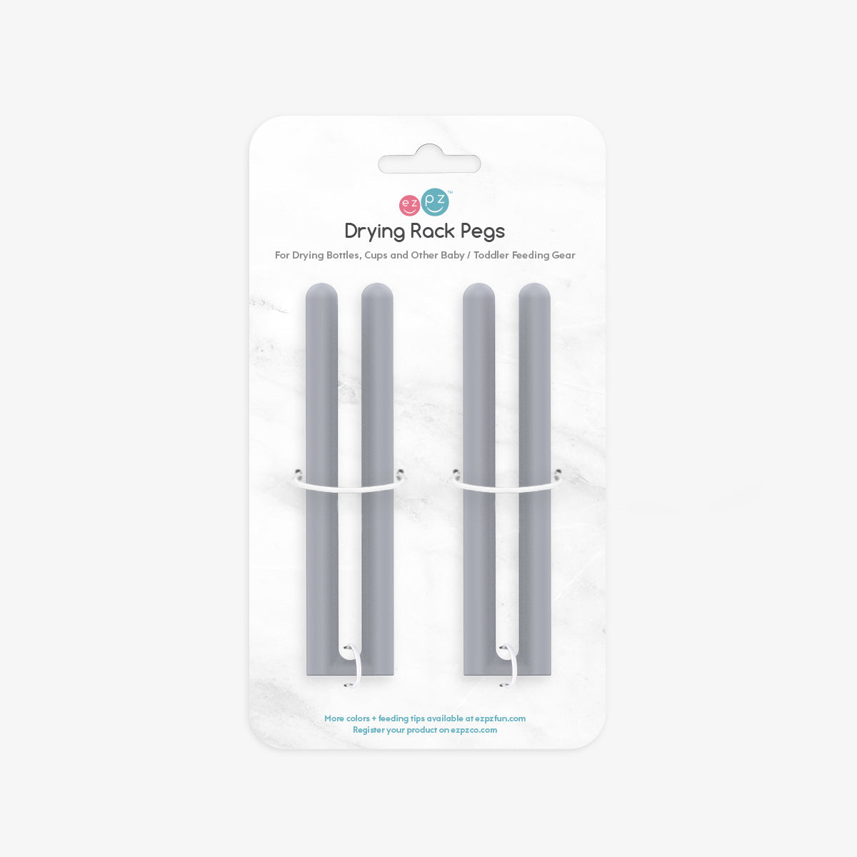 Drying Rack Pegs Retail ezpz Gray  