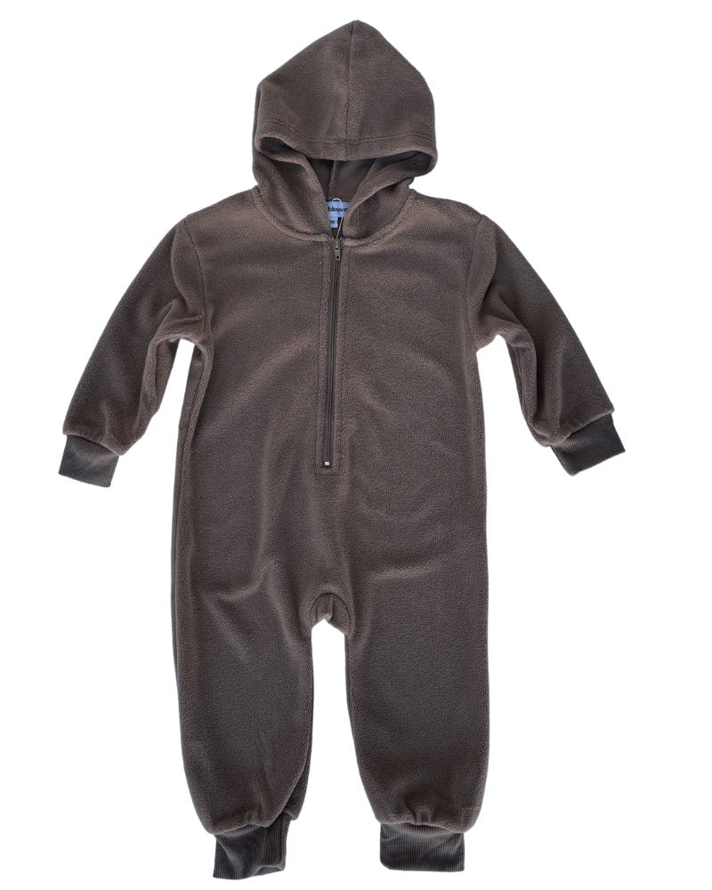 Ezra Hooded Jumpsuit - Teddy Bear