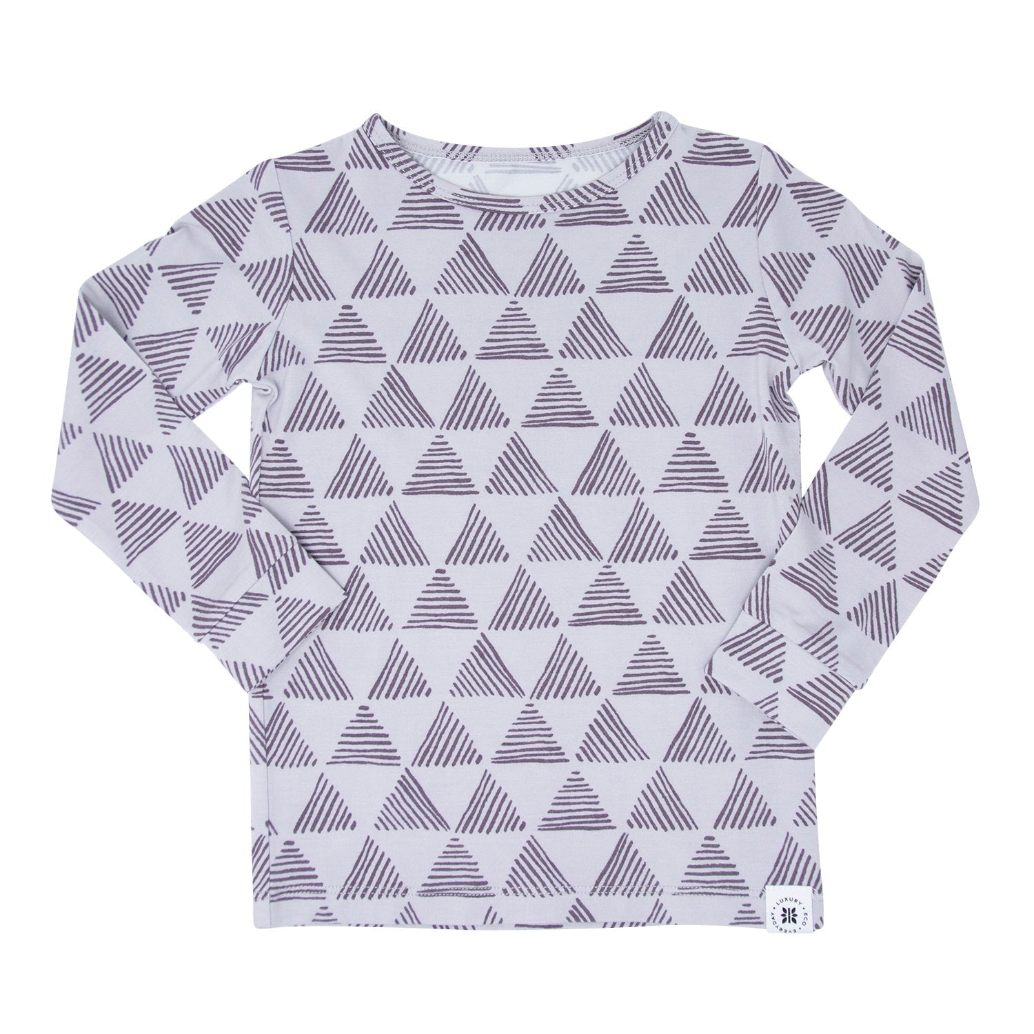 Big Kid Pajama - Geo Triangle
