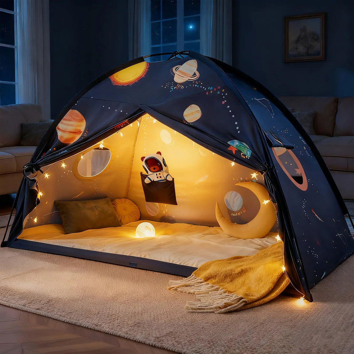Tiny Land® Versatile Kids Bed Tent & Play Tent