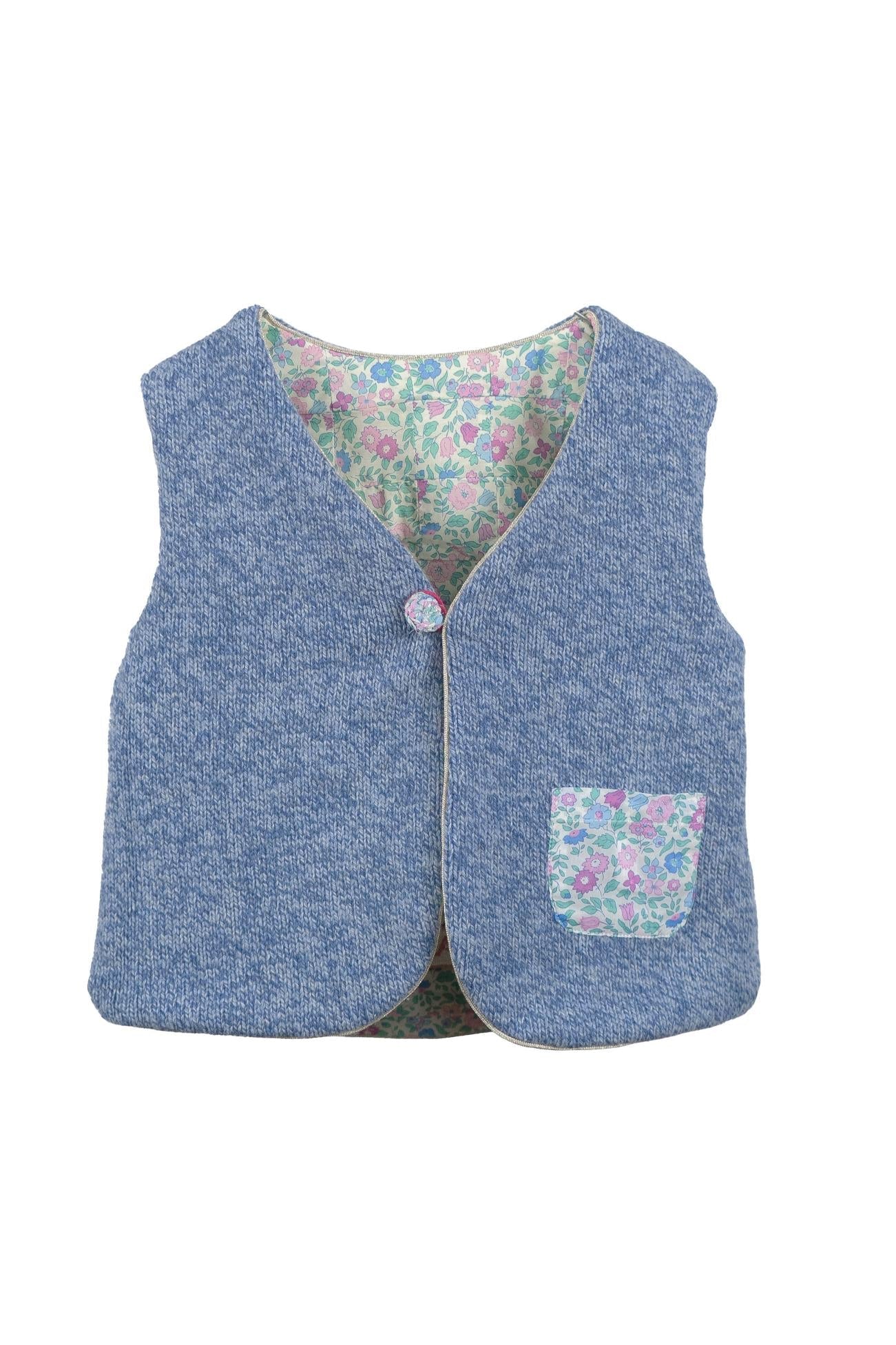 Child's Vest Fig Violet