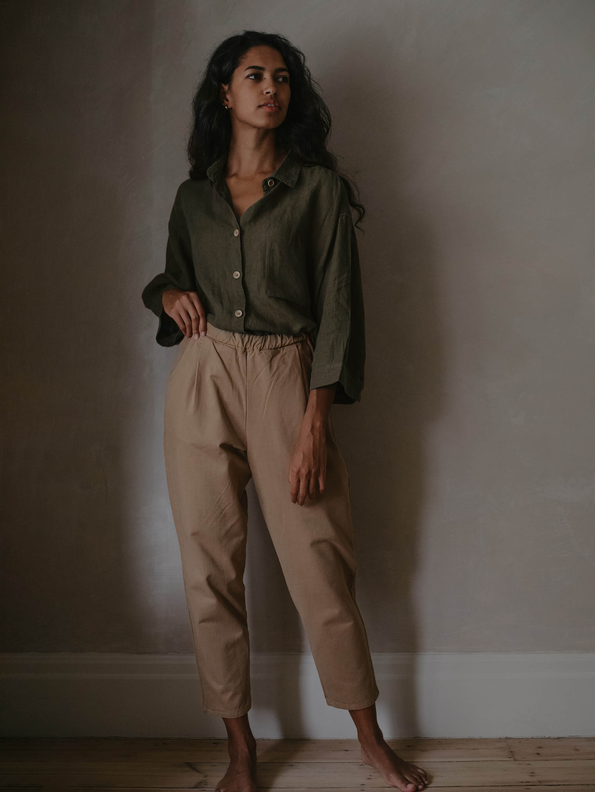 The Twill Trouser Women's - Olive