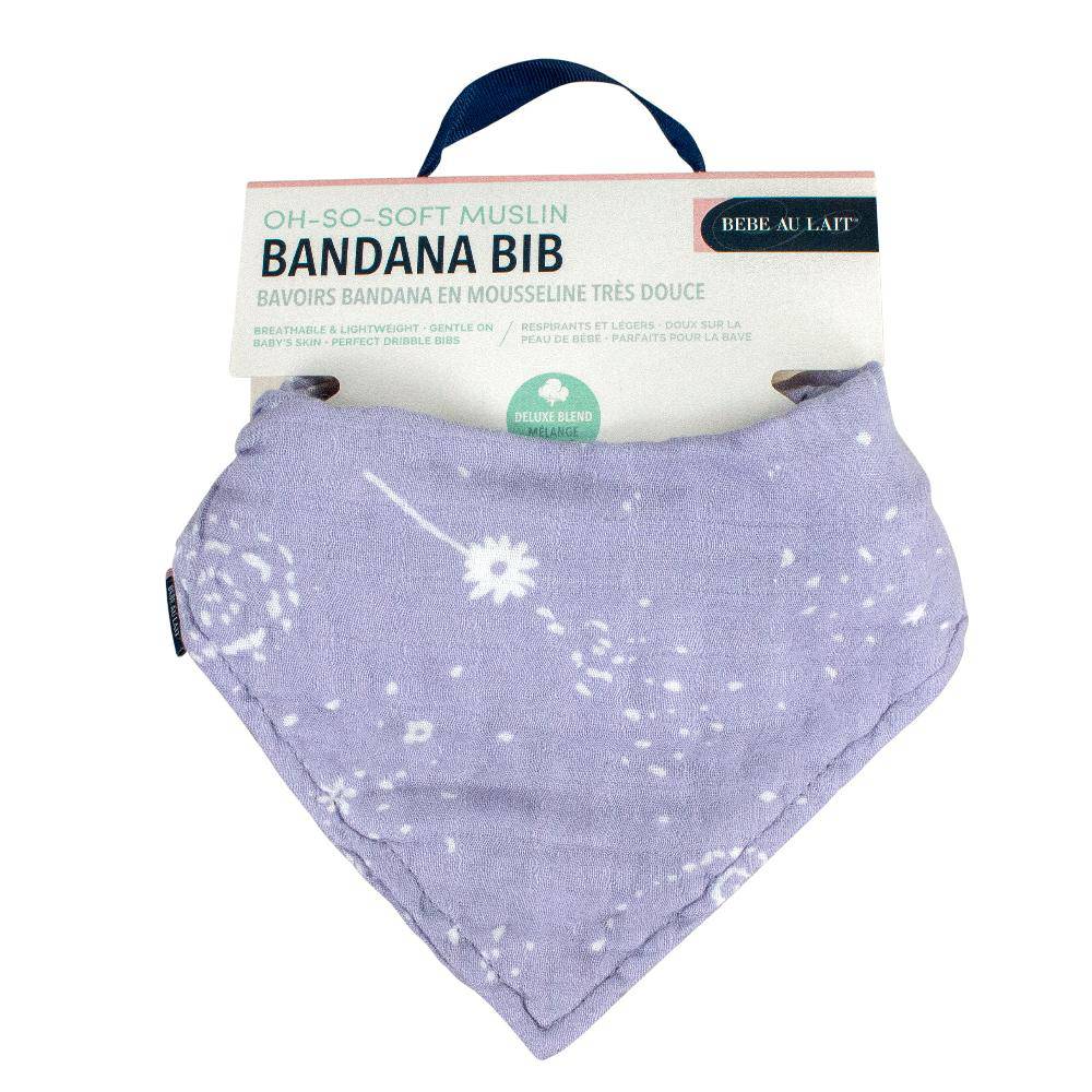 Fairy Dust Muslin Bandana Bib Bib Bebe au Lait   